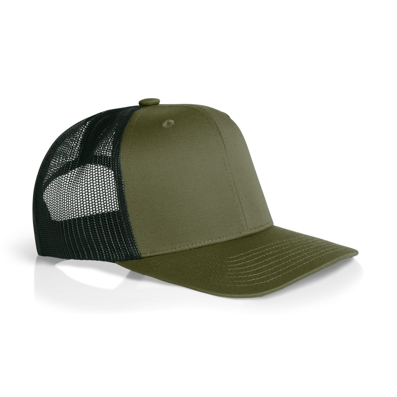 AS Colour 1191 Cap Army/Black – Seitenansicht