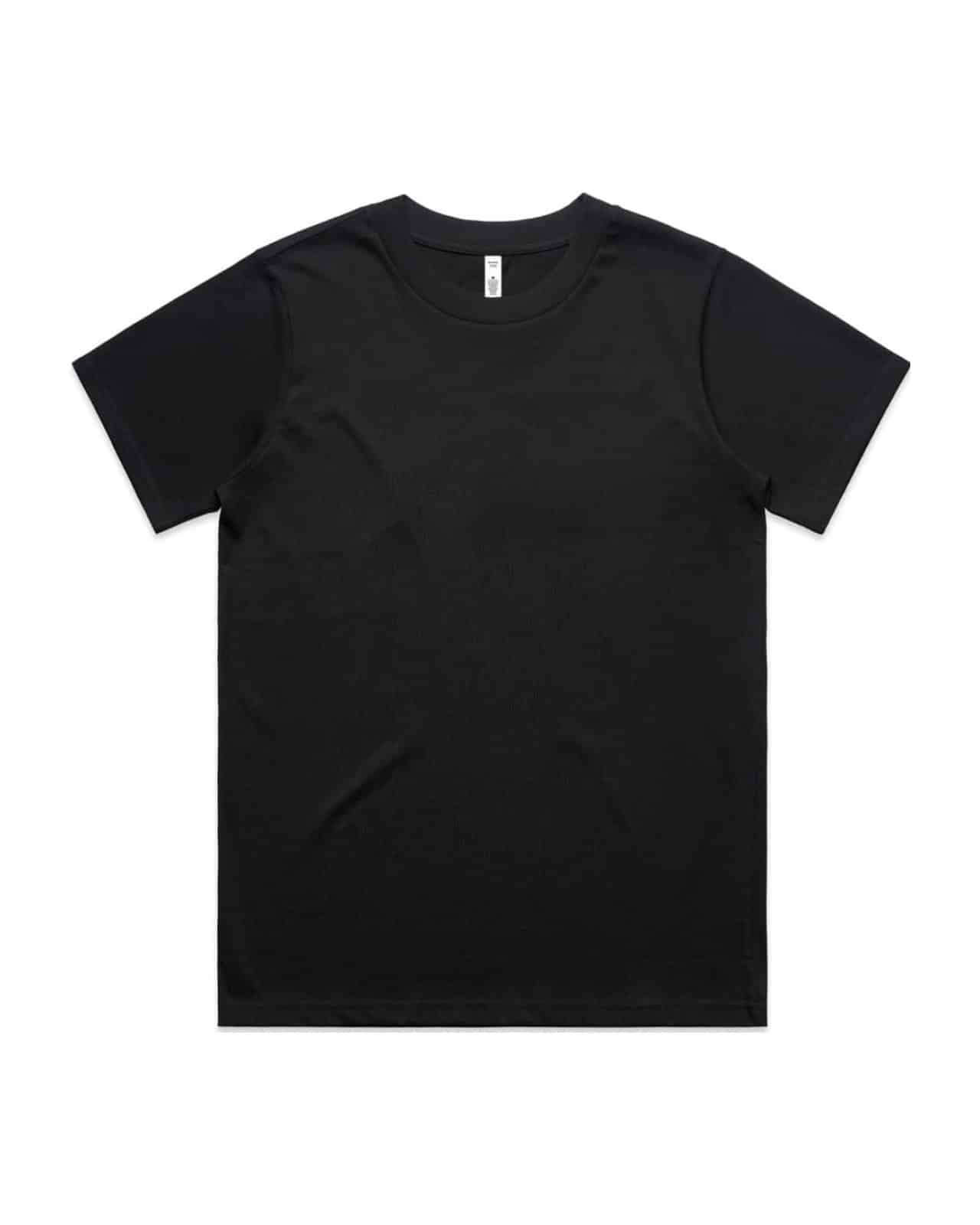 AS Colour 4026 T-Shirt Black – Vorderseite