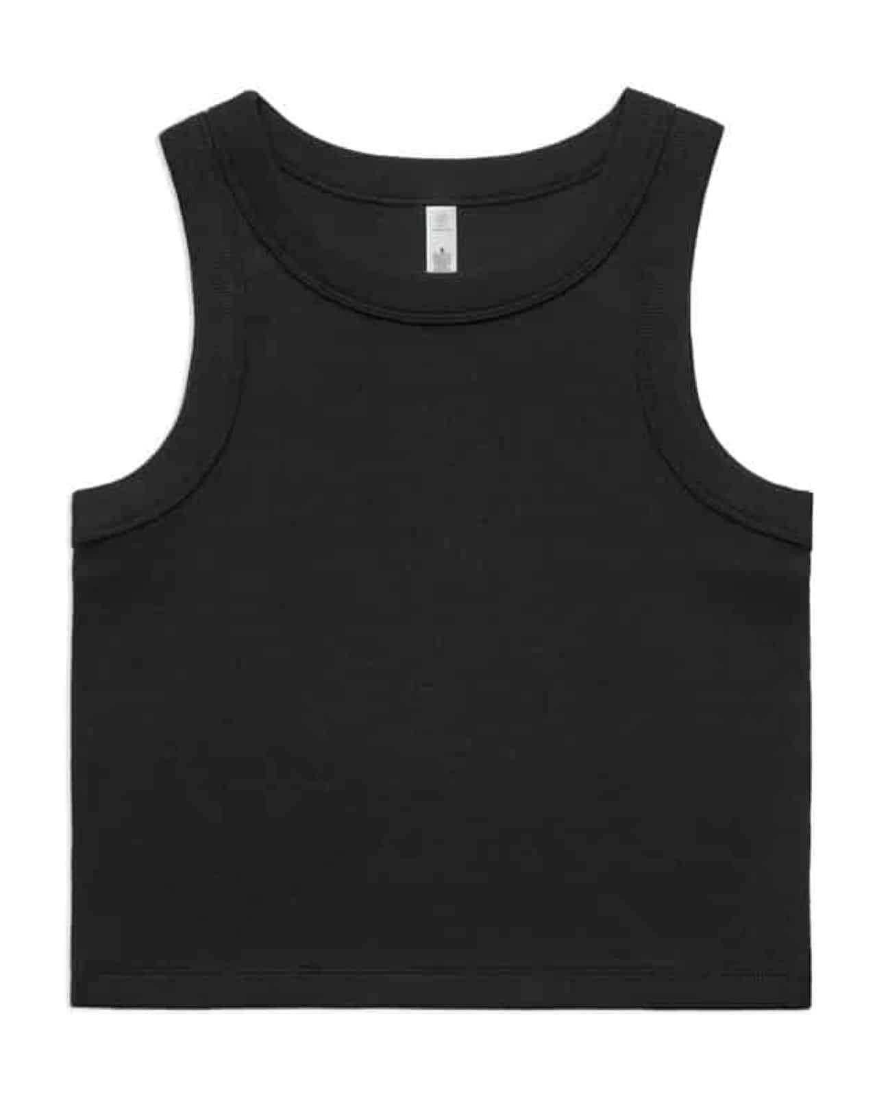 AS Colour 4064G Bio-Tanktop Black – Vorderseite