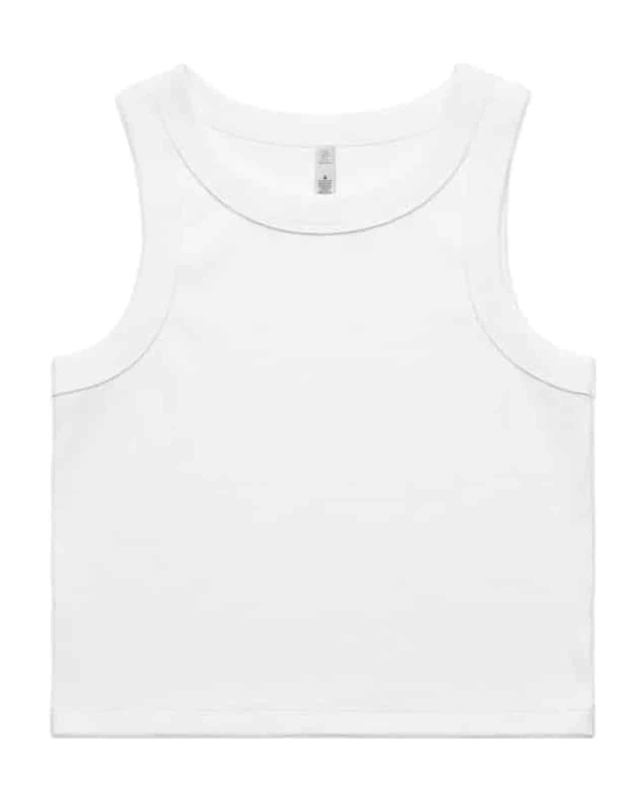 AS Colour 4064G Bio-Tanktop White – Vorderseite
