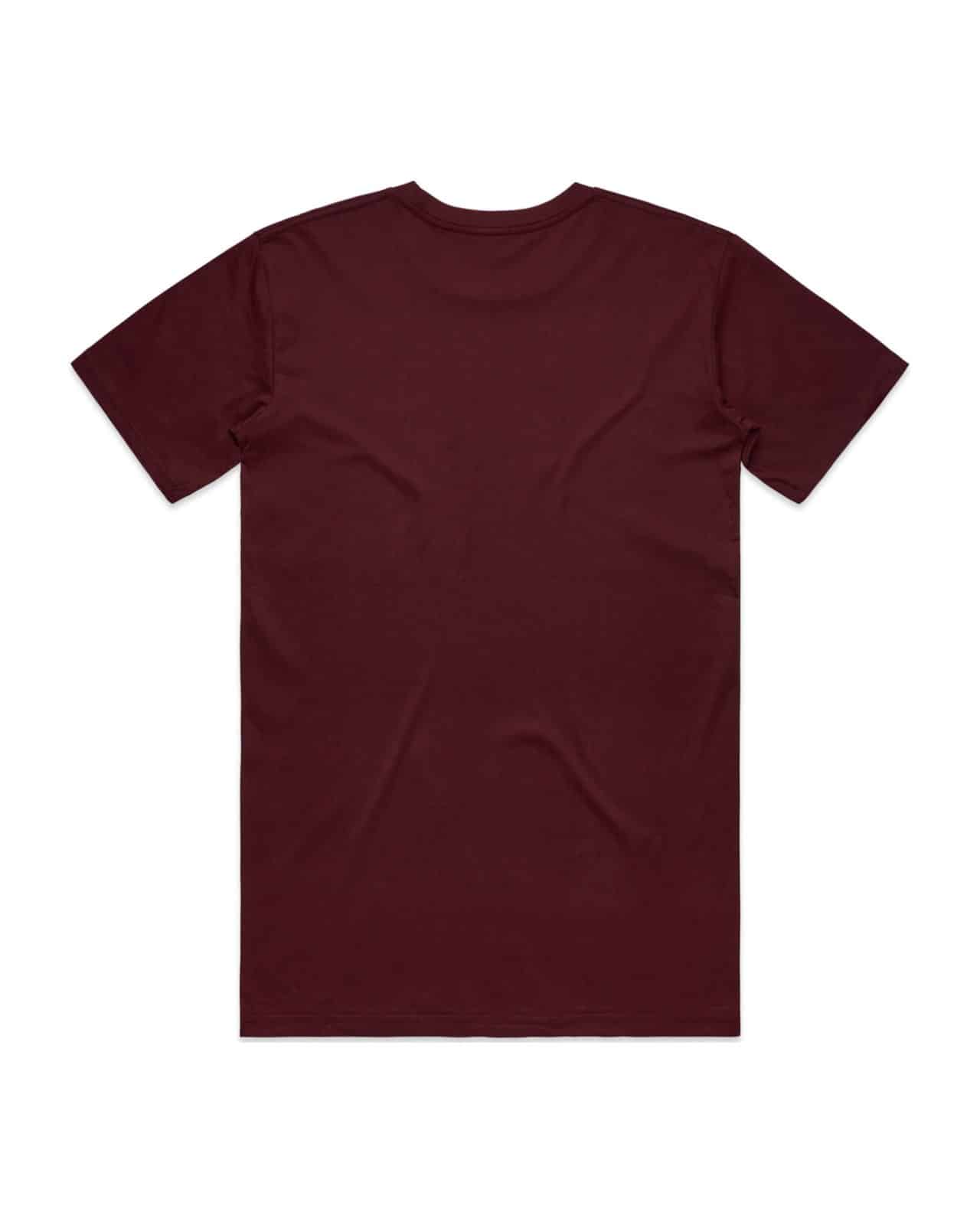 AS Colour 5001 T-Shirt Burgundy – Rückseite