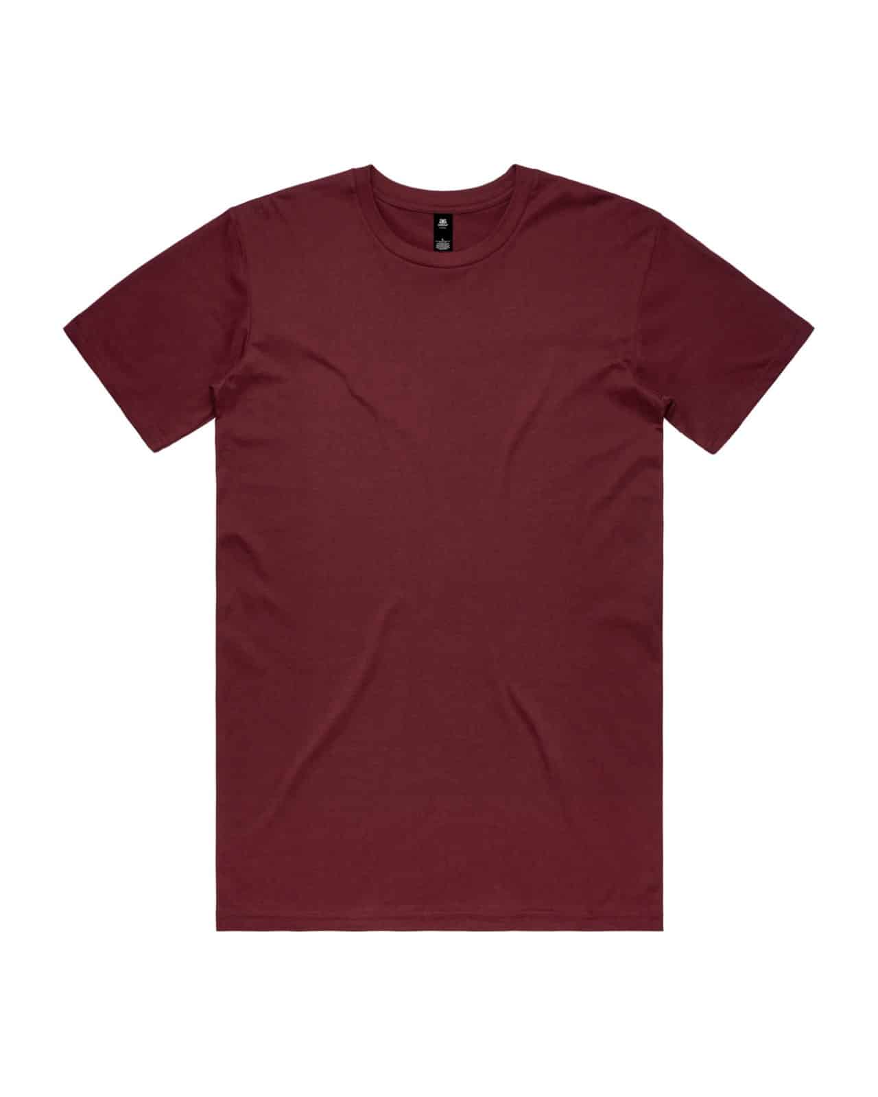 AS Colour 5001 T-Shirt Burgundy – Vorderseite