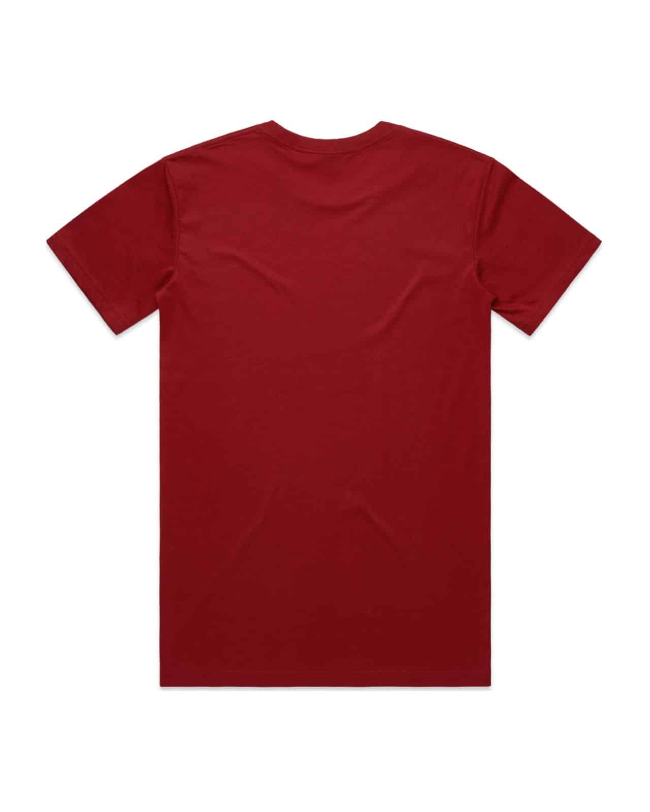 AS Colour 5001 T-Shirt Cardinal – Rückseite