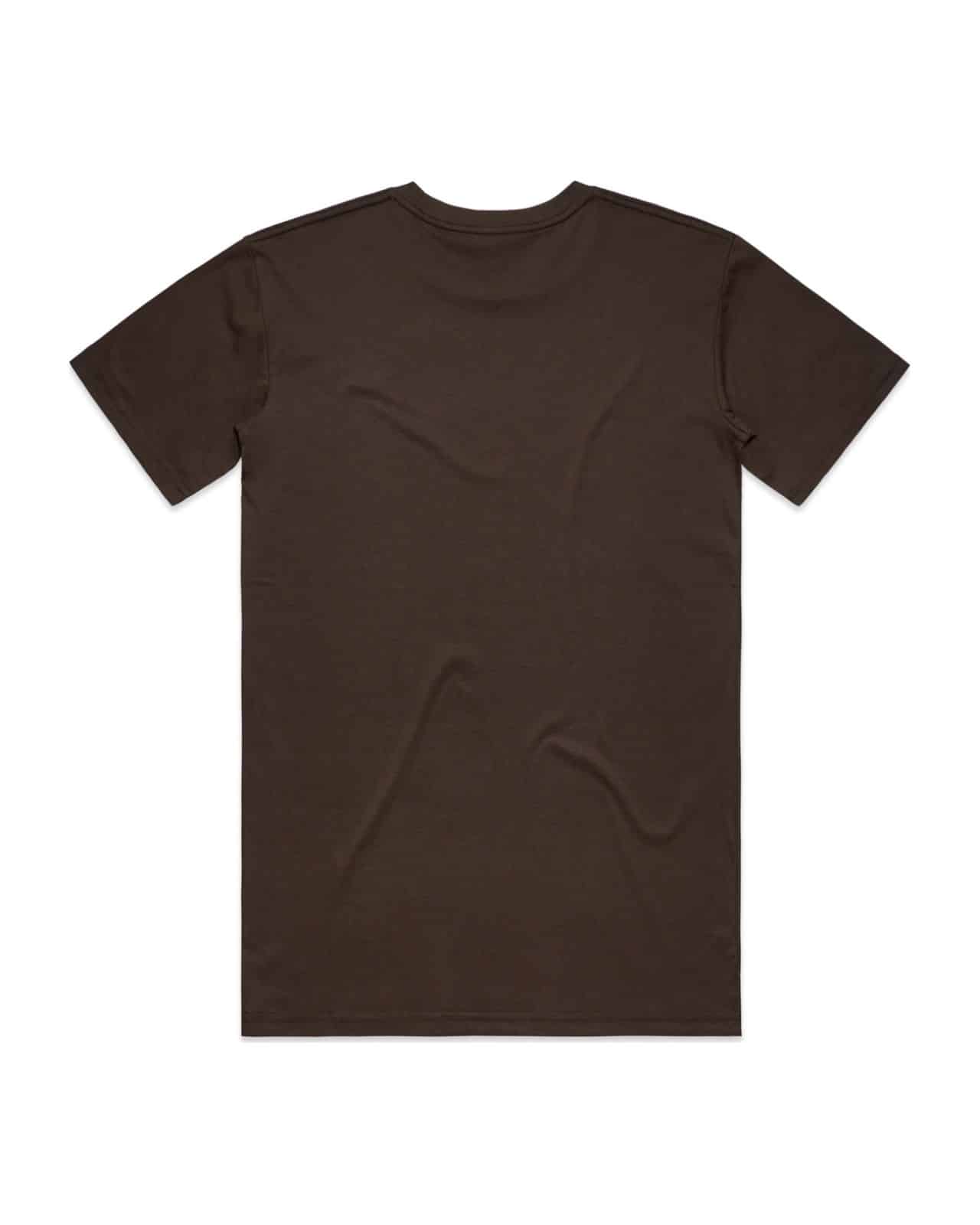 AS Colour 5001 T-Shirt Dark Chocolate – Rückseite