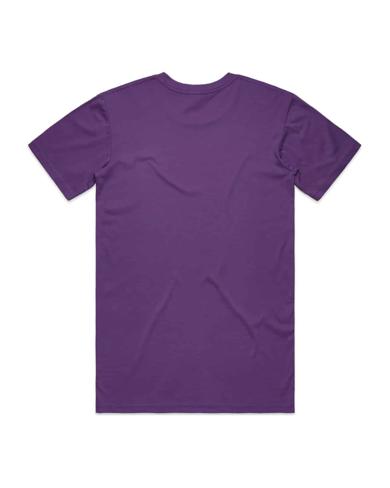 AS Colour 5001 T-Shirt Purple – Rückseite