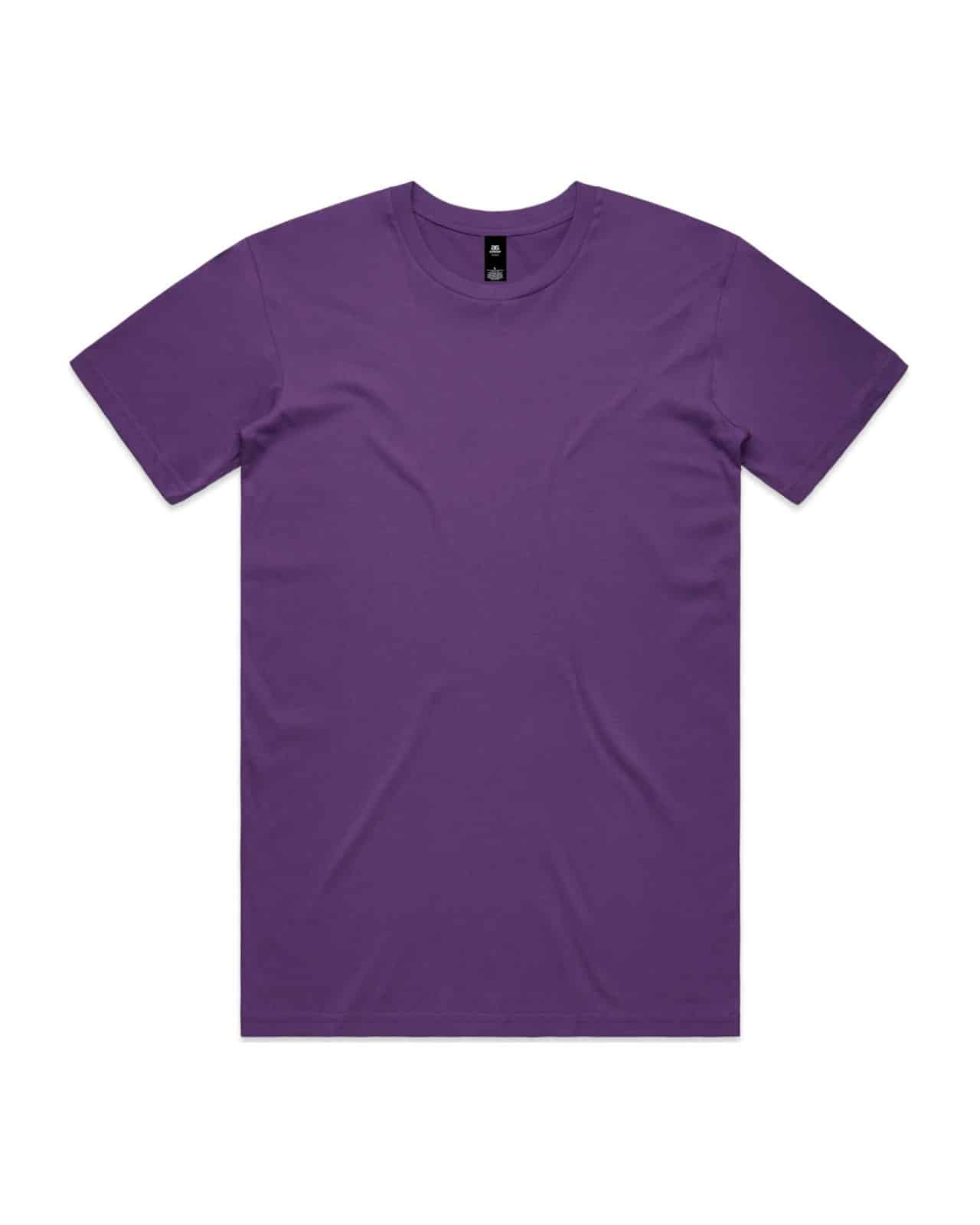 AS Colour 5001 T-Shirt Purple – Vorderseite