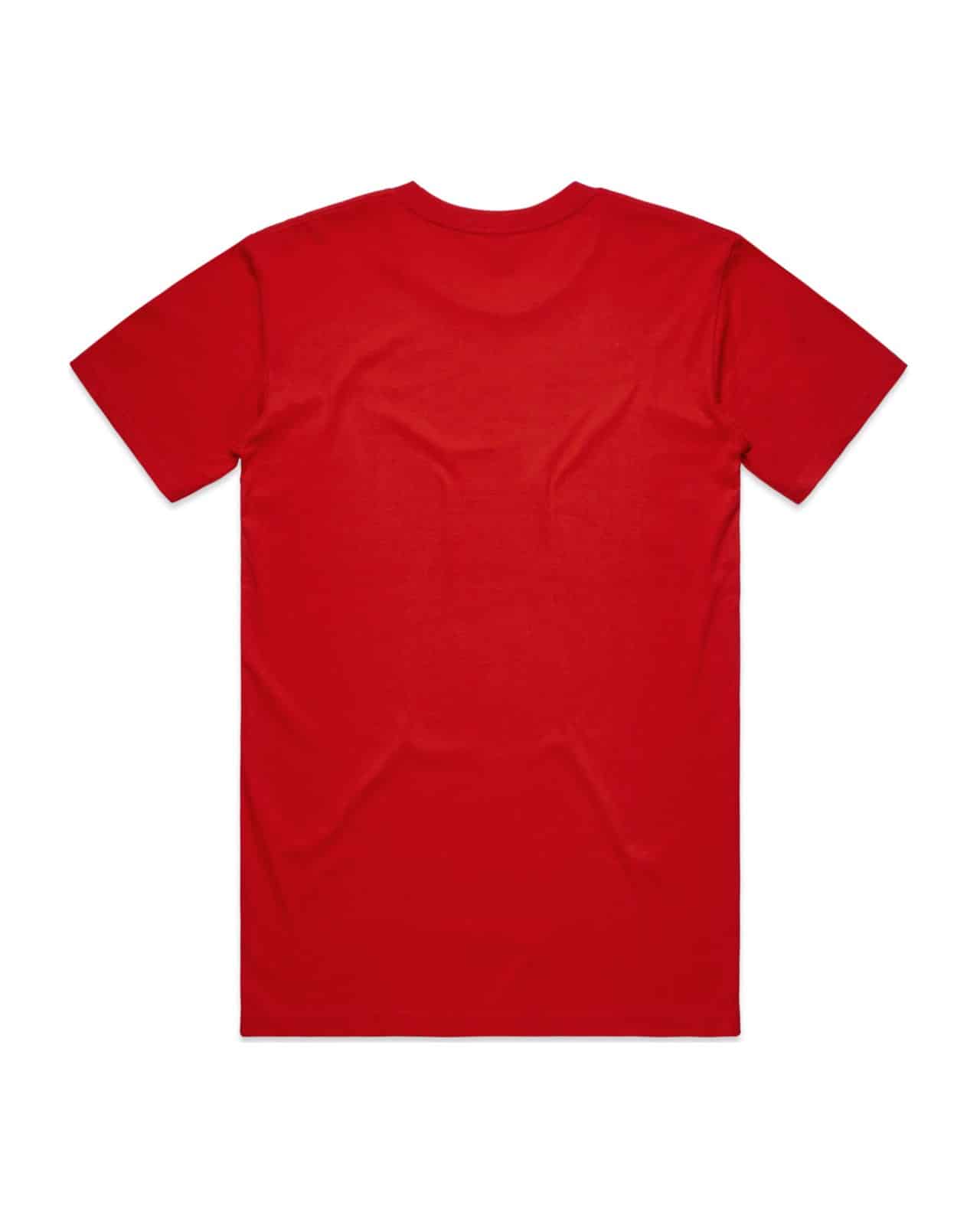 AS Colour 5001 T-Shirt Red – Rückseite