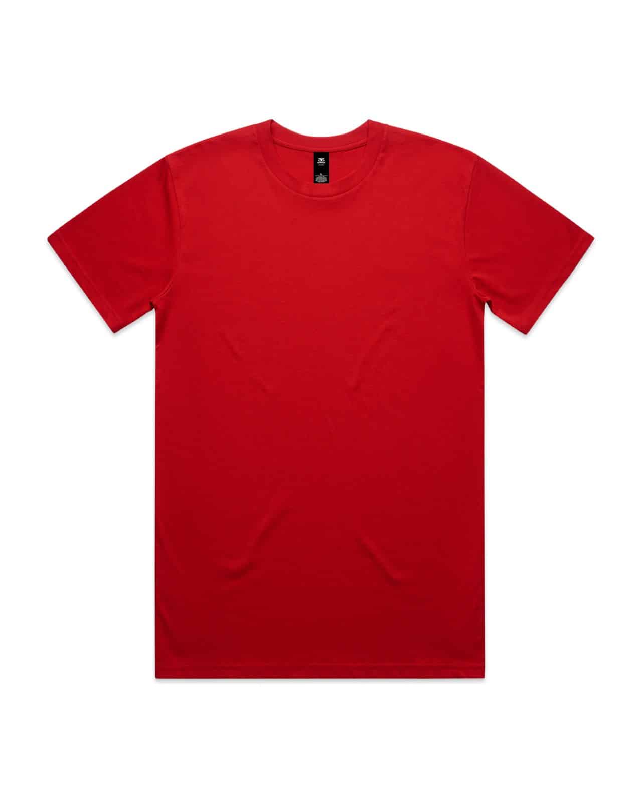 AS Colour 5001 T-Shirt Red – Vorderseite