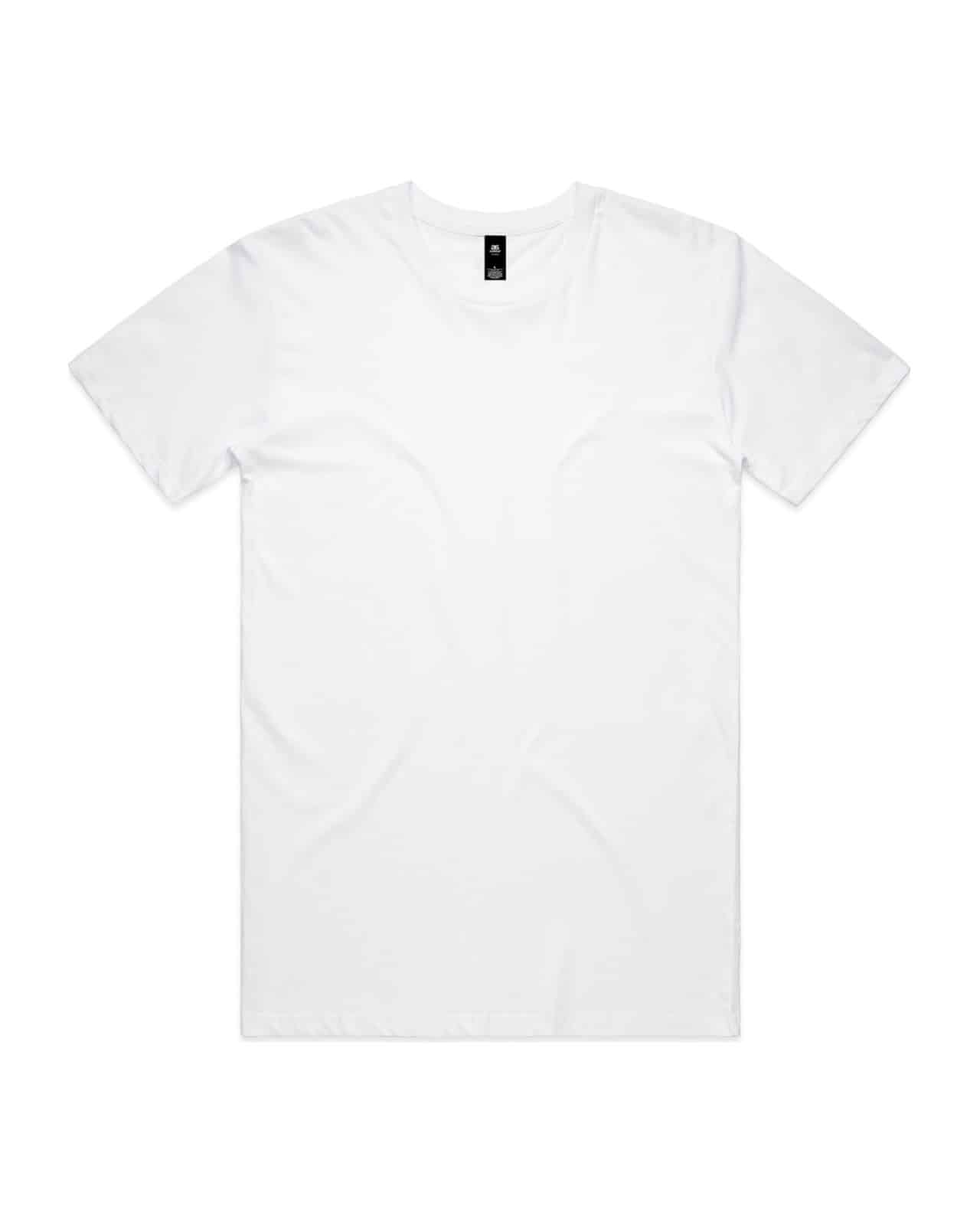 AS Colour 5001 T-Shirt White – Vorderseite