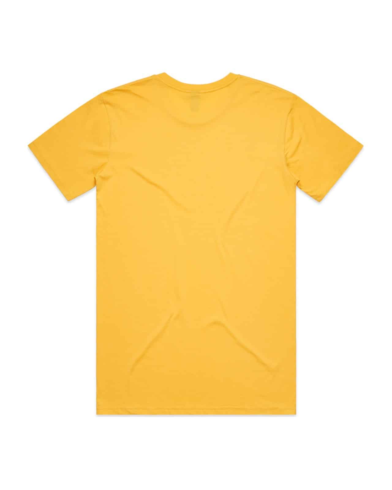AS Colour 5001 T-Shirt Yellow – Rückseite