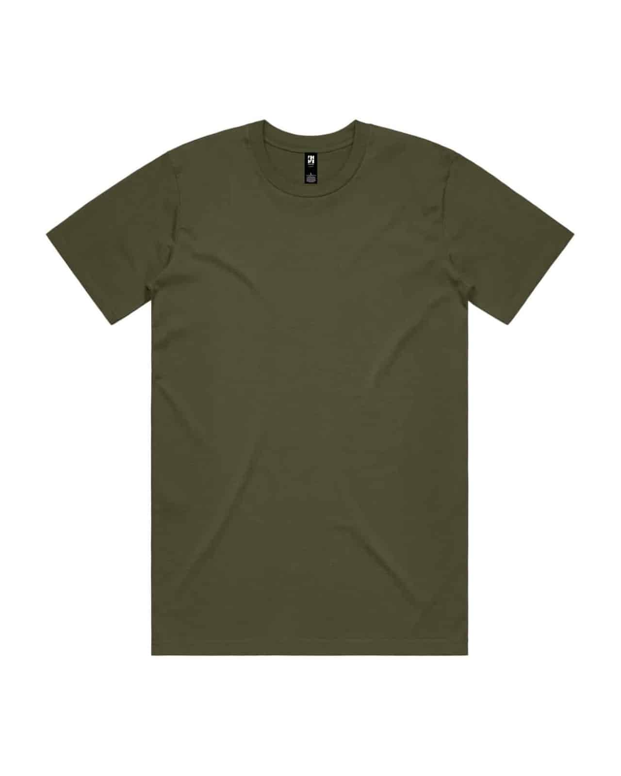 AS Colour 5026 T-Shirt Army – Vorderseite
