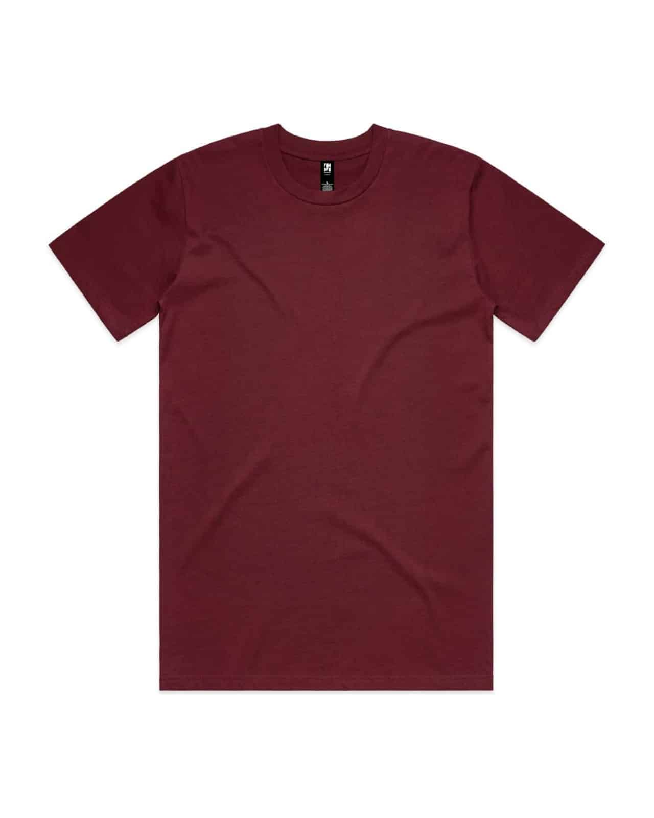 AS Colour 5026 T-Shirt Burgundy – Vorderseite