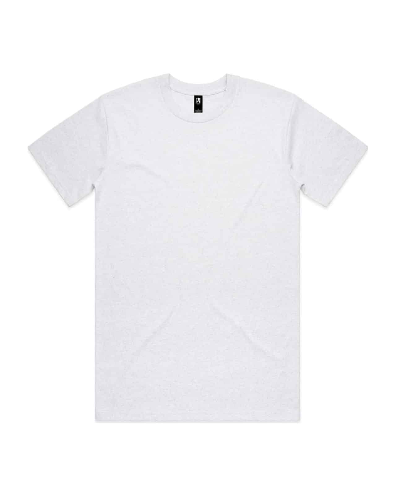 AS Colour 5026 T-Shirt White Heather – Vorderseite