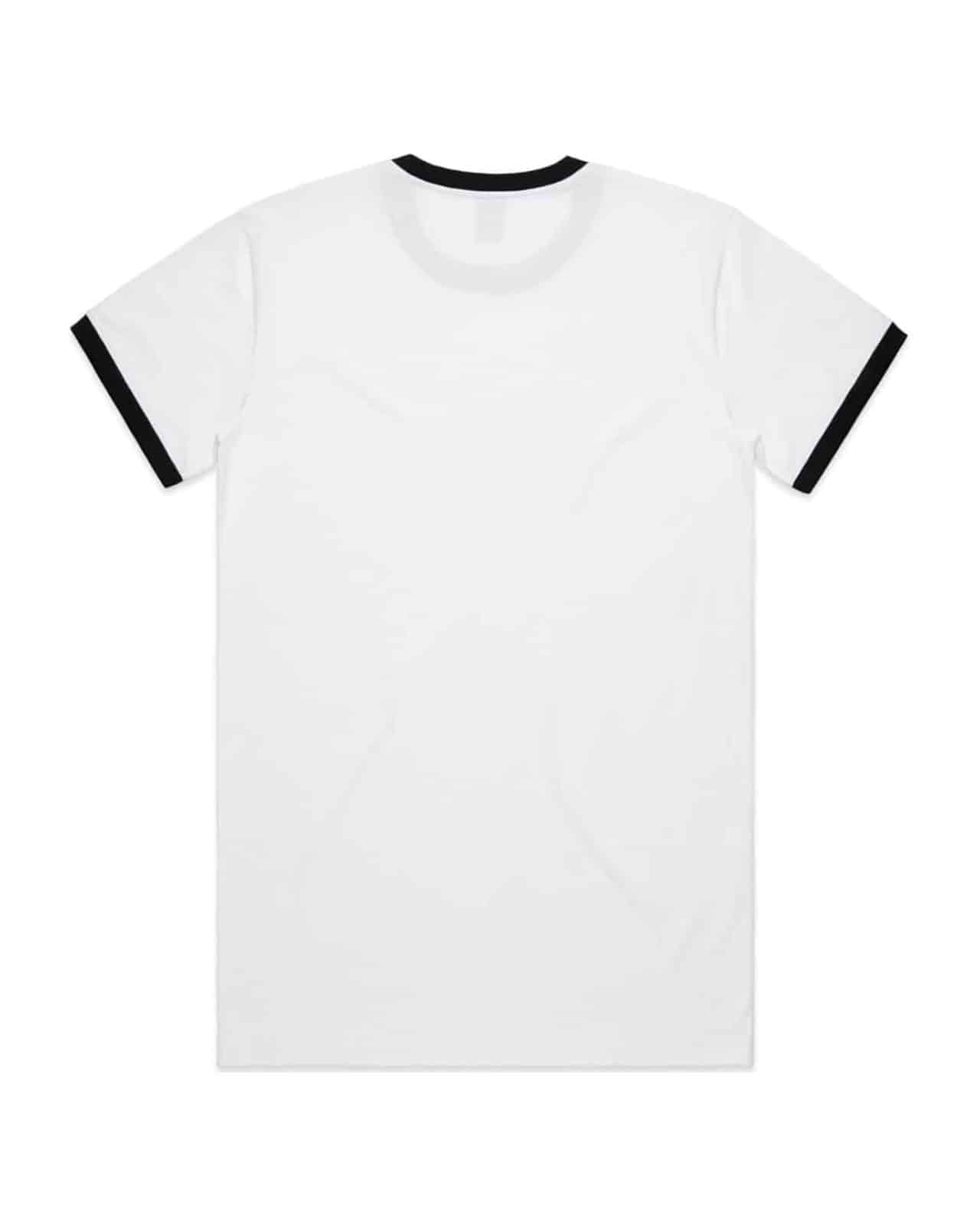AS Colour 5053 T-Shirt White/Black – Rückseite