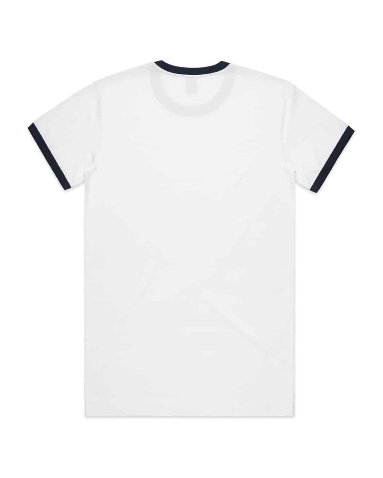 AS Colour 5053 T-Shirt White/Navy – Rückseite