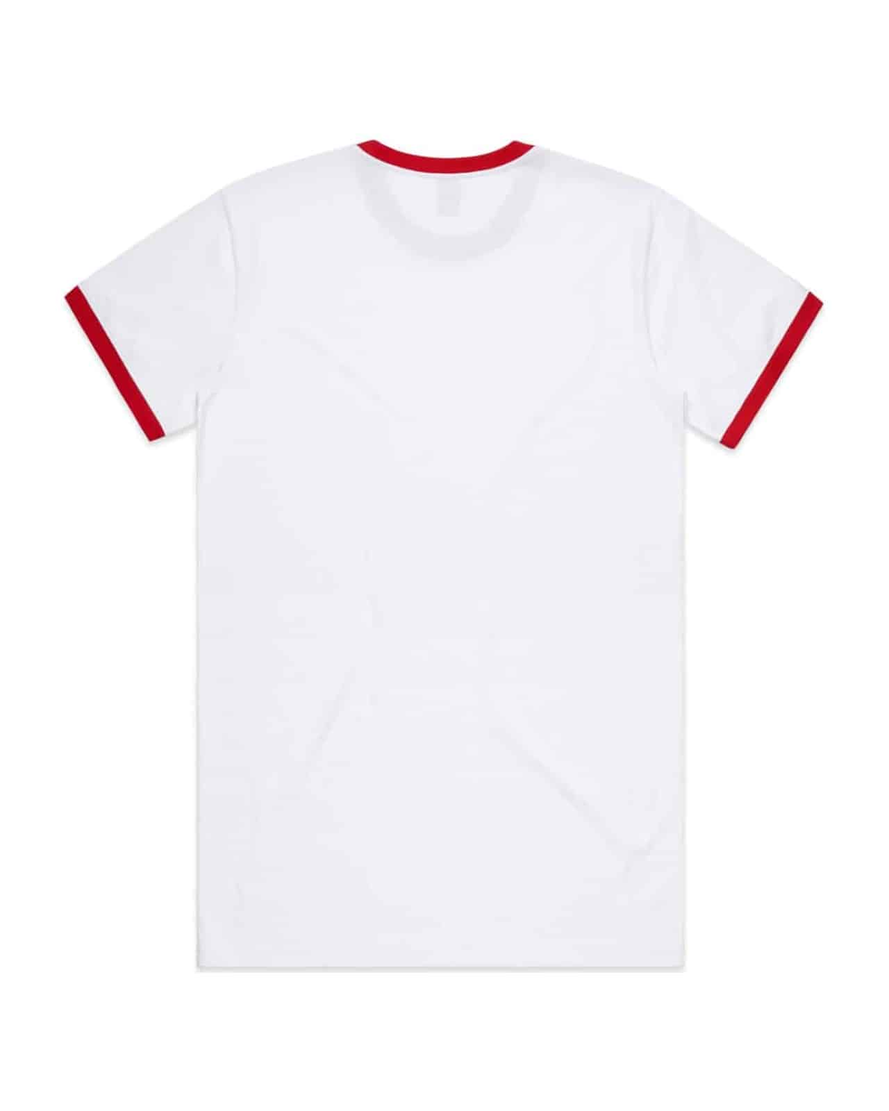 AS Colour 5053 T-Shirt White/Red – Rückseite