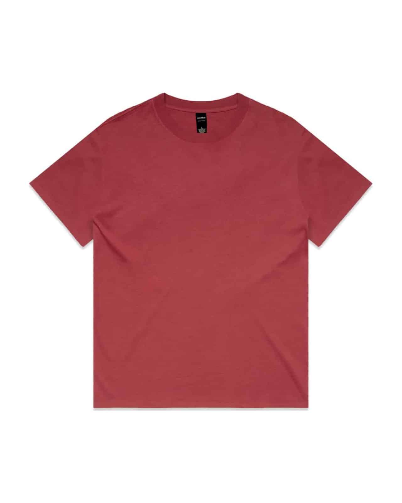 AS Colour 5082 T-Shirt Faded Cardinal – Vorderseite