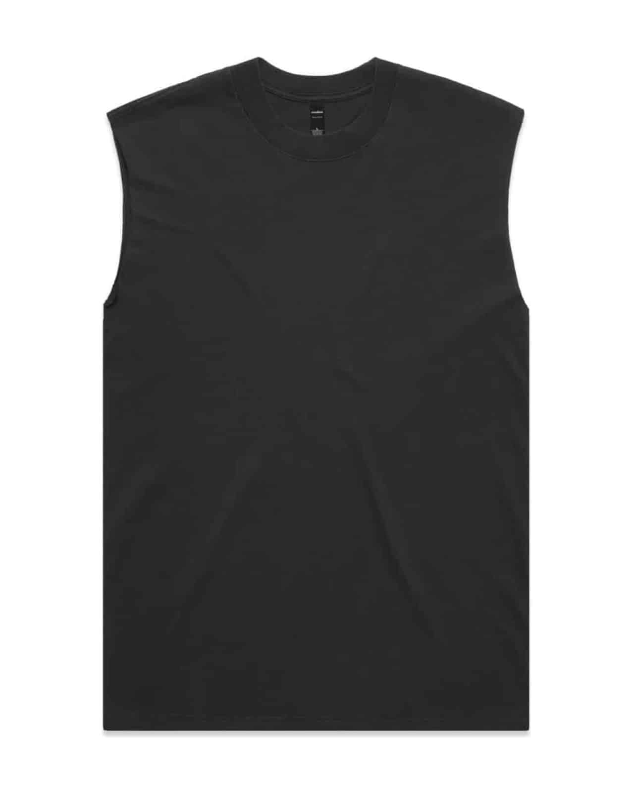 AS Colour 5084 Tanktop Faded Black – Vorderseite