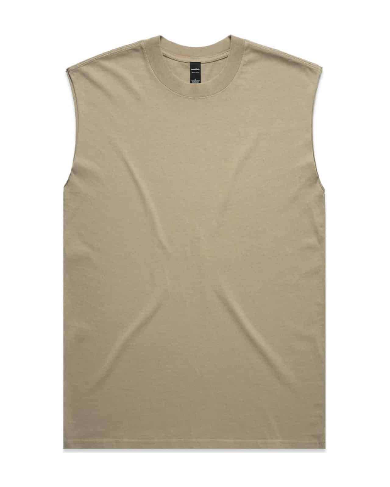AS Colour 5084 Tanktop Faded Khaki – Vorderseite