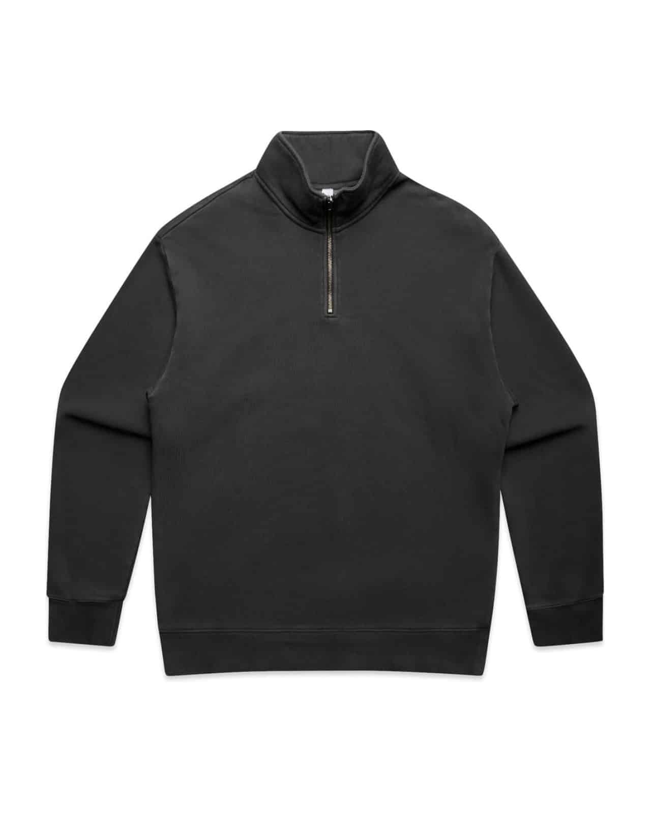AS Colour 5167 Zip-Hoodie Faded Black – Vorderseite