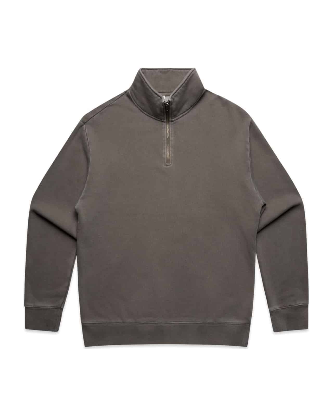 AS Colour 5167 Zip-Hoodie Faded Grey – Vorderseite