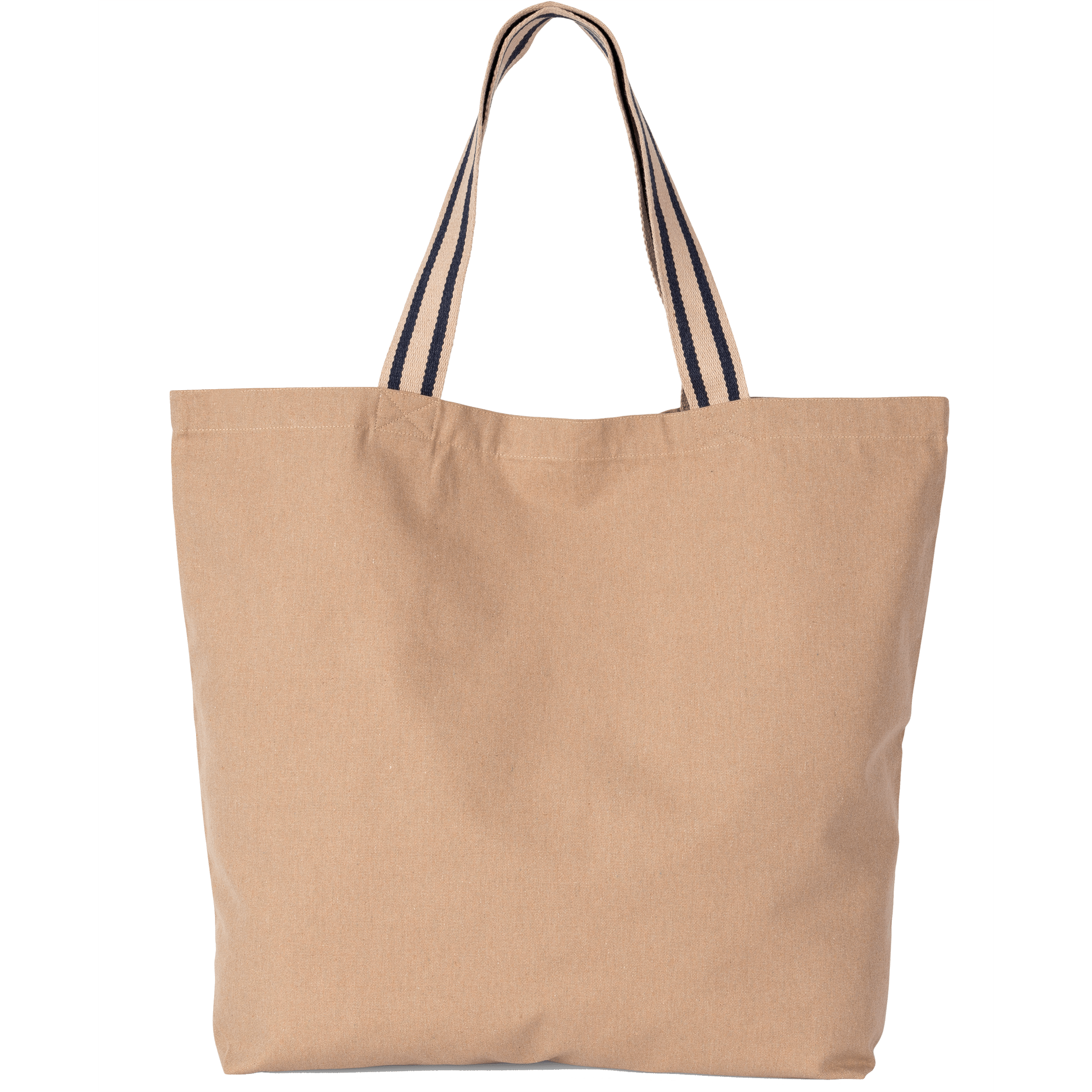 Native Spirit NS110 Tasche Hemp / Desert Sand / Horizon Blue Stripe – Vorderseite