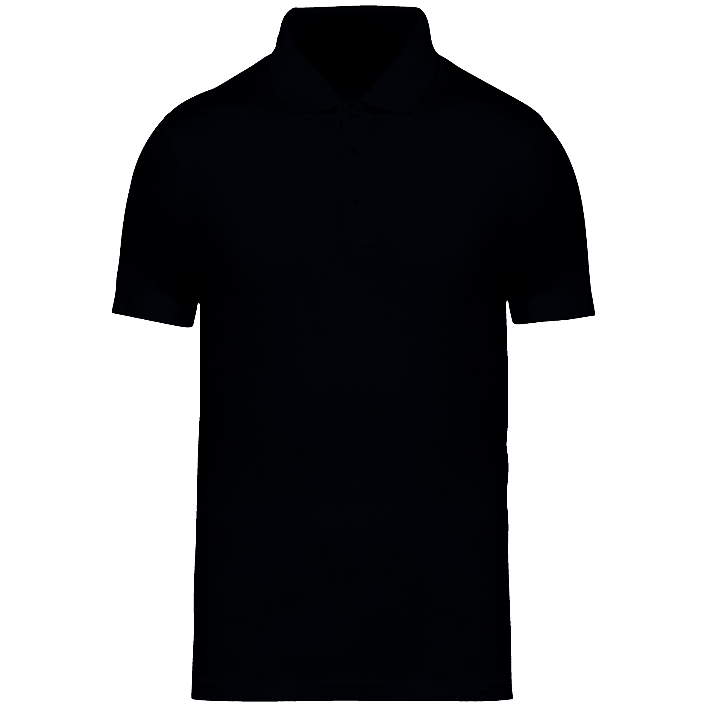 Native Spirit NS200 Bio-Poloshirt Black – Vorderseite