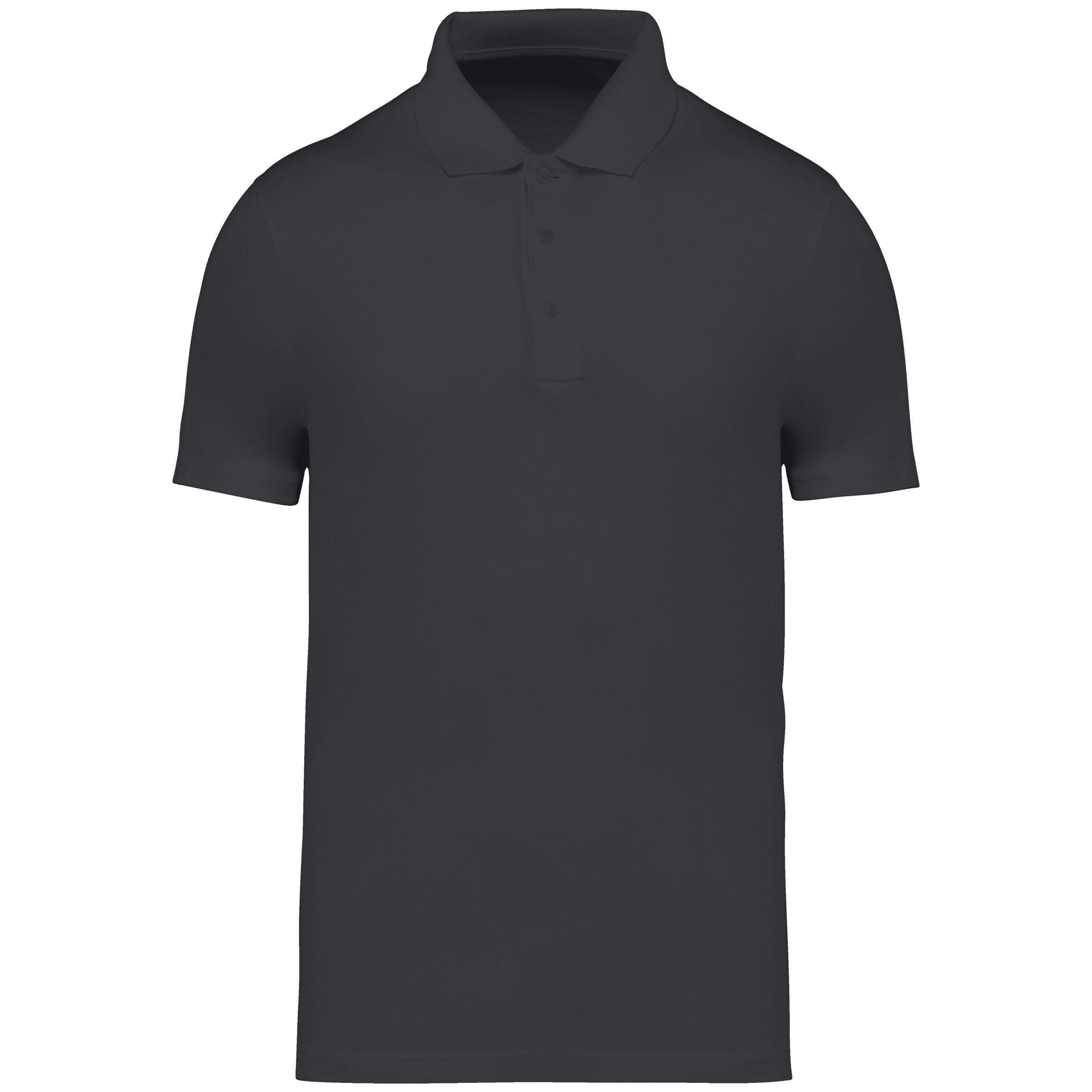 Native Spirit NS200 Bio-Poloshirt Iron Grey – Vorderseite