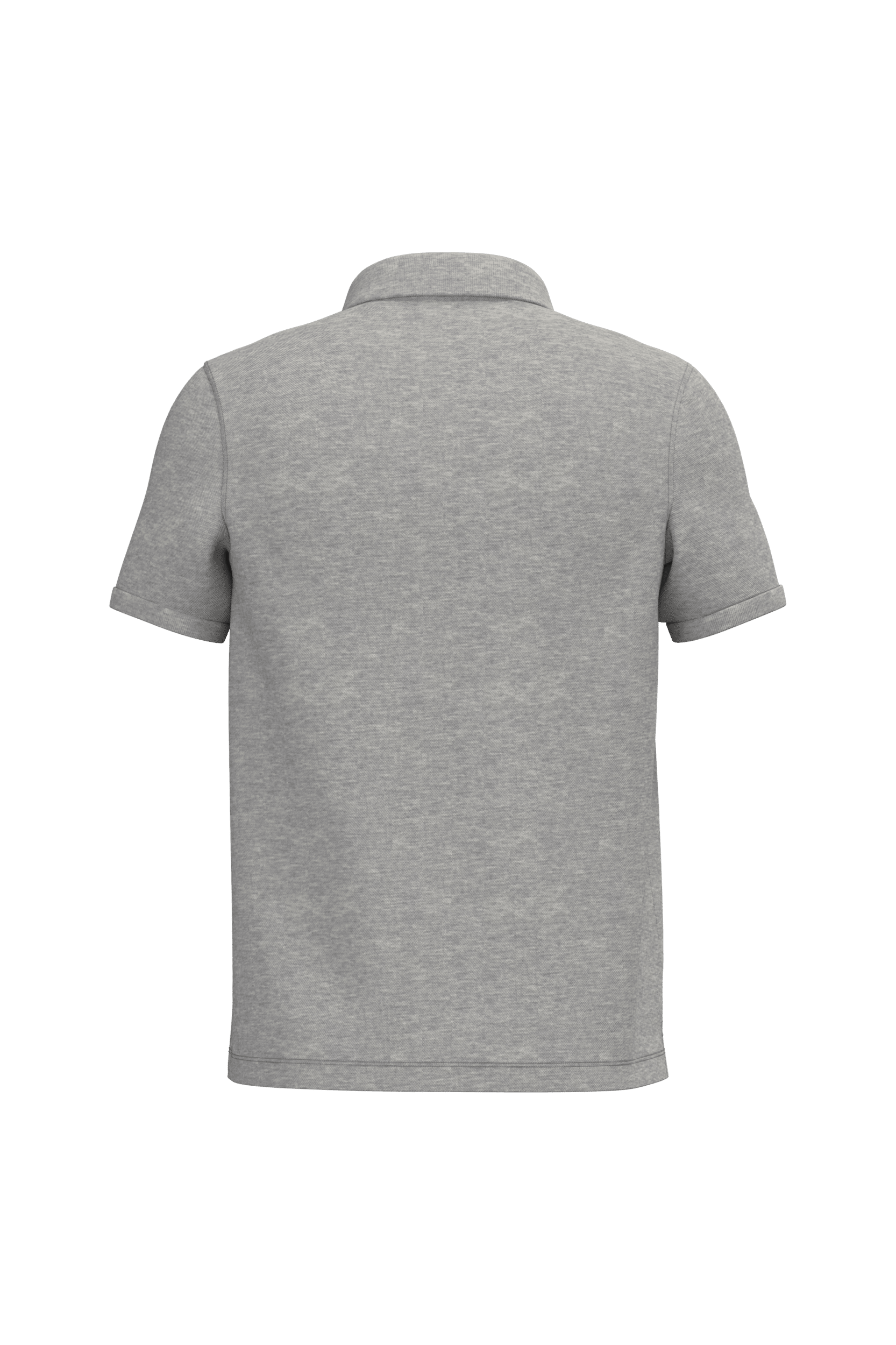 Native Spirit NS207 Bio-Poloshirt Moon Grey Heather – Rückseite