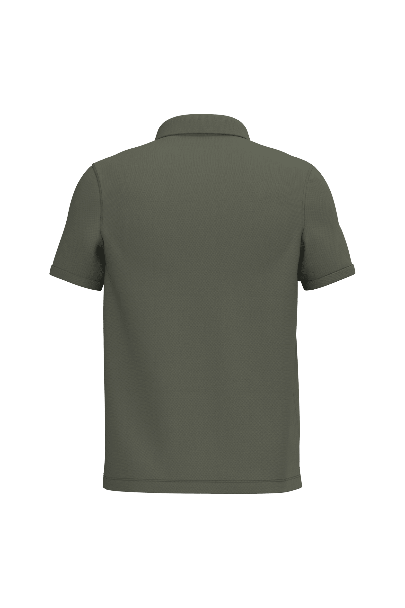 Native Spirit NS207 Bio-Poloshirt Organic Khaki – Rückseite