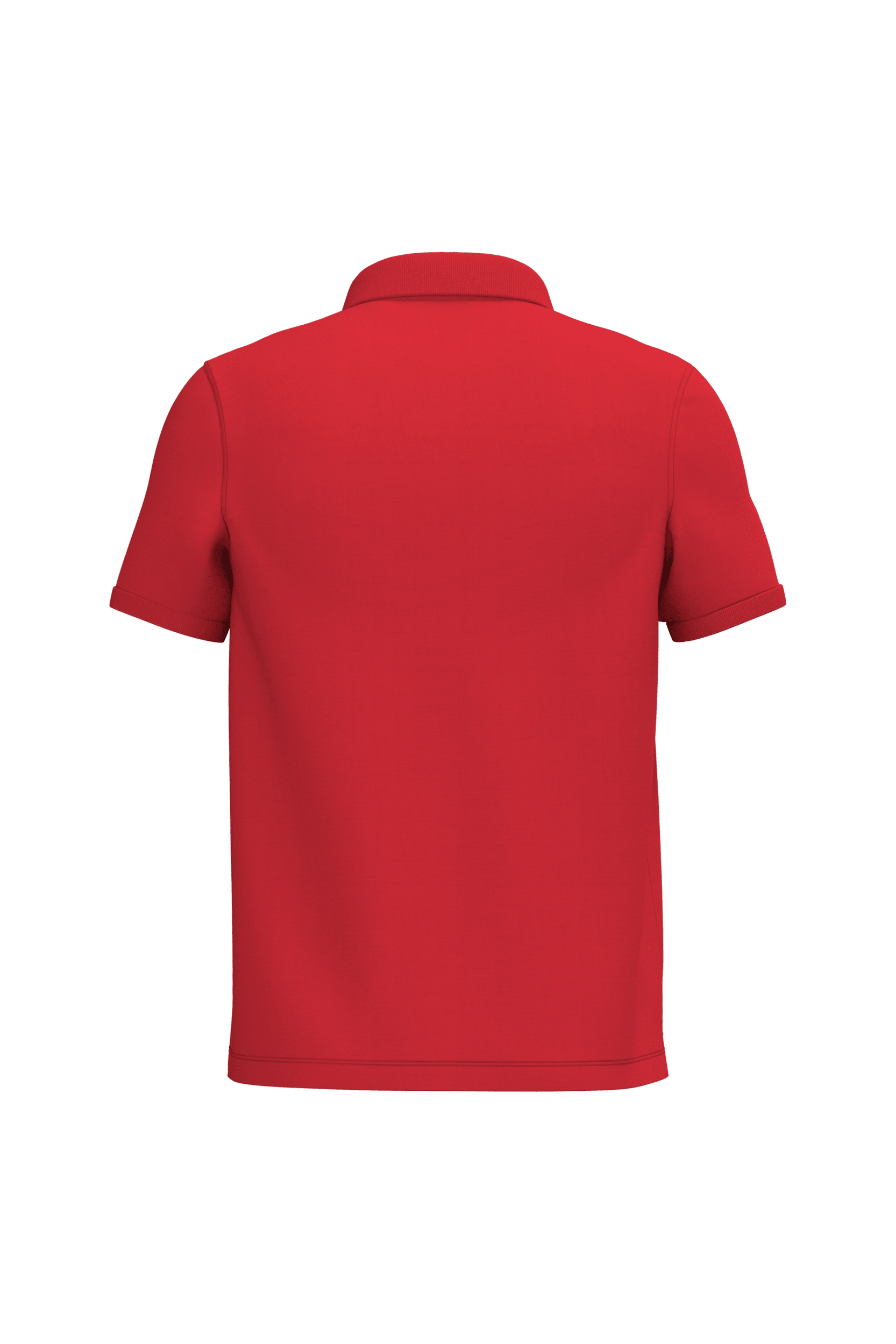 Native Spirit NS207 Bio-Poloshirt Poppy Red – Rückseite