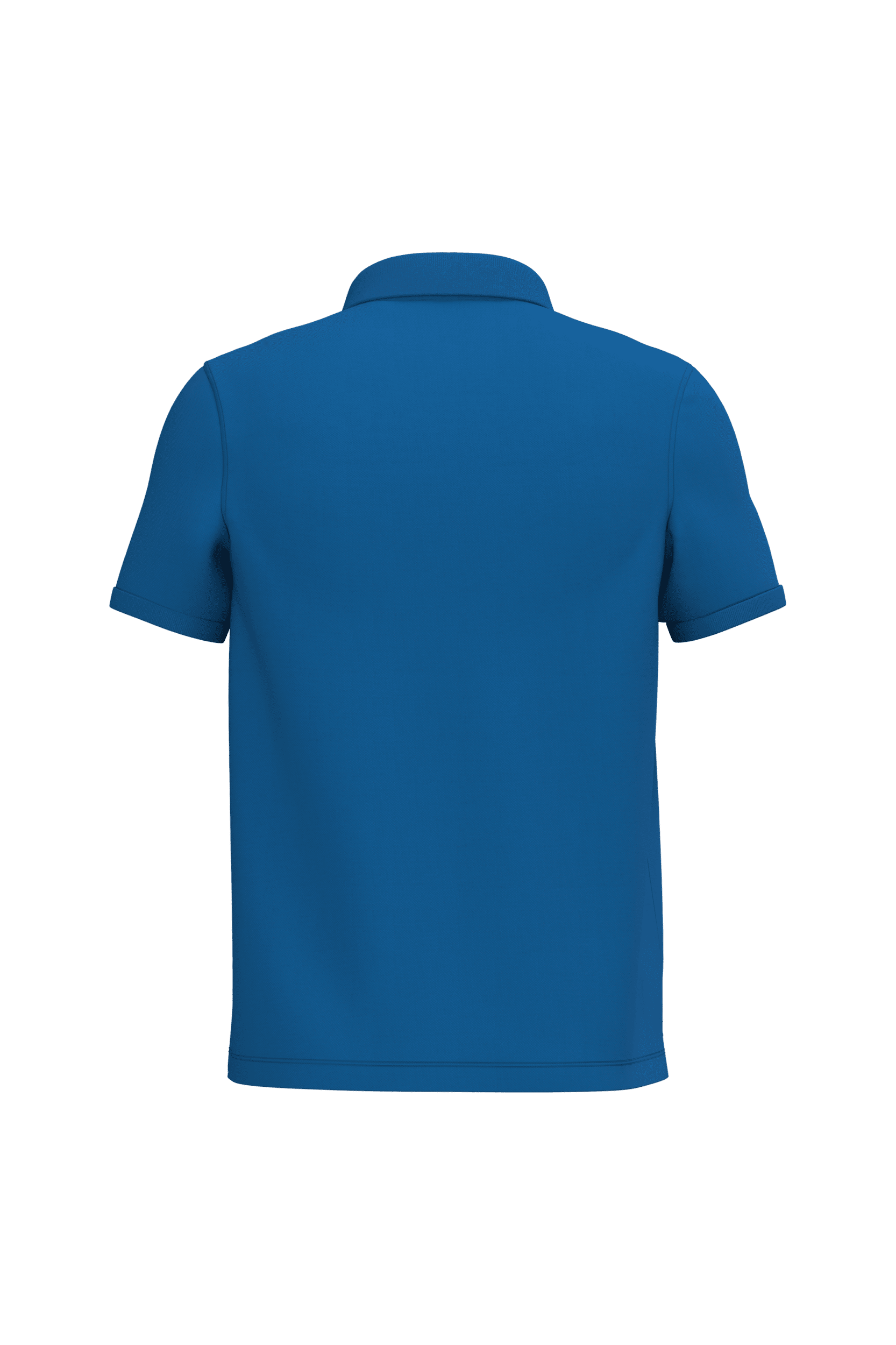 Native Spirit NS207 Bio-Poloshirt Sea Blue – Rückseite