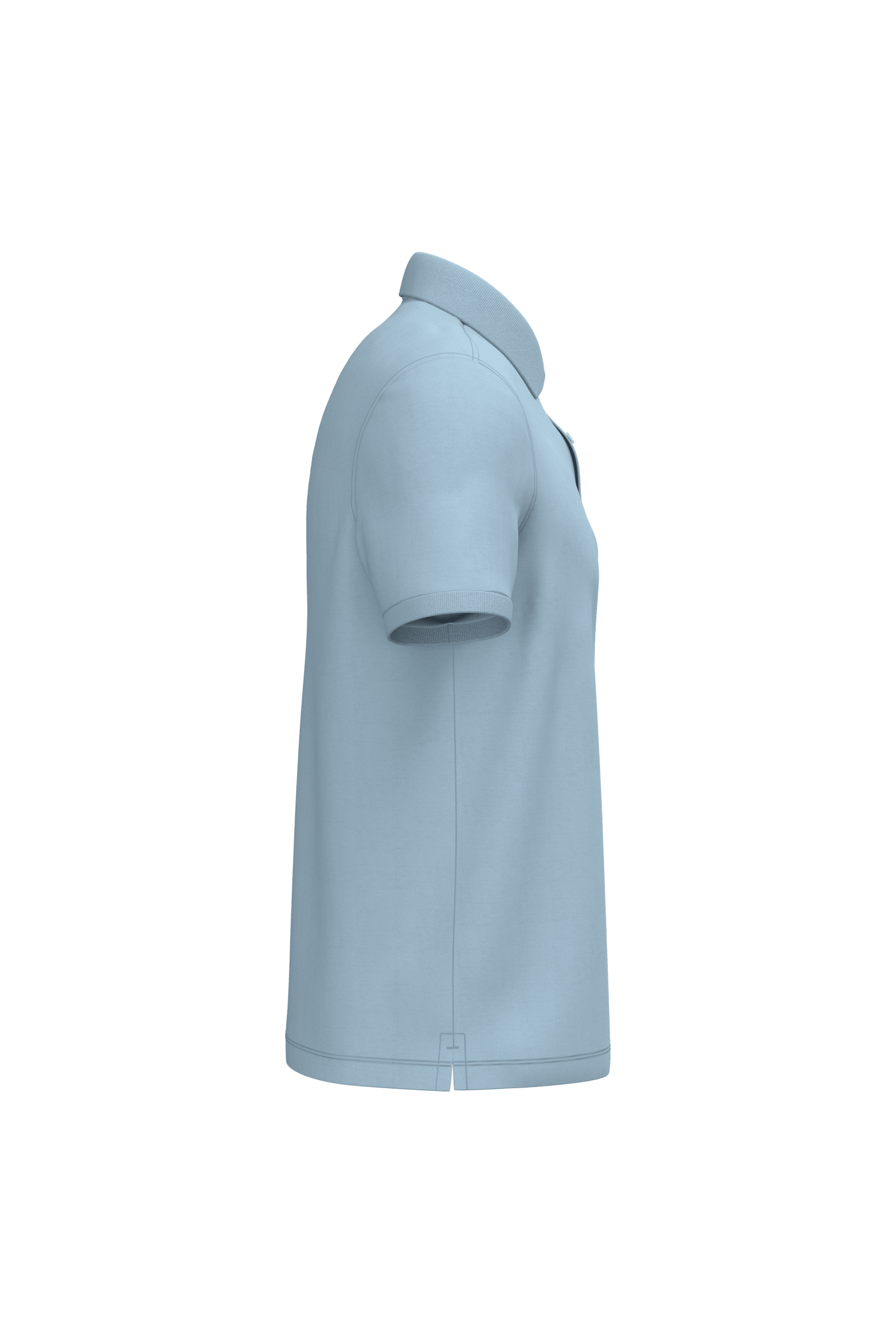 Native Spirit NS207 Bio-Poloshirt Aquamarine – Seitenansicht