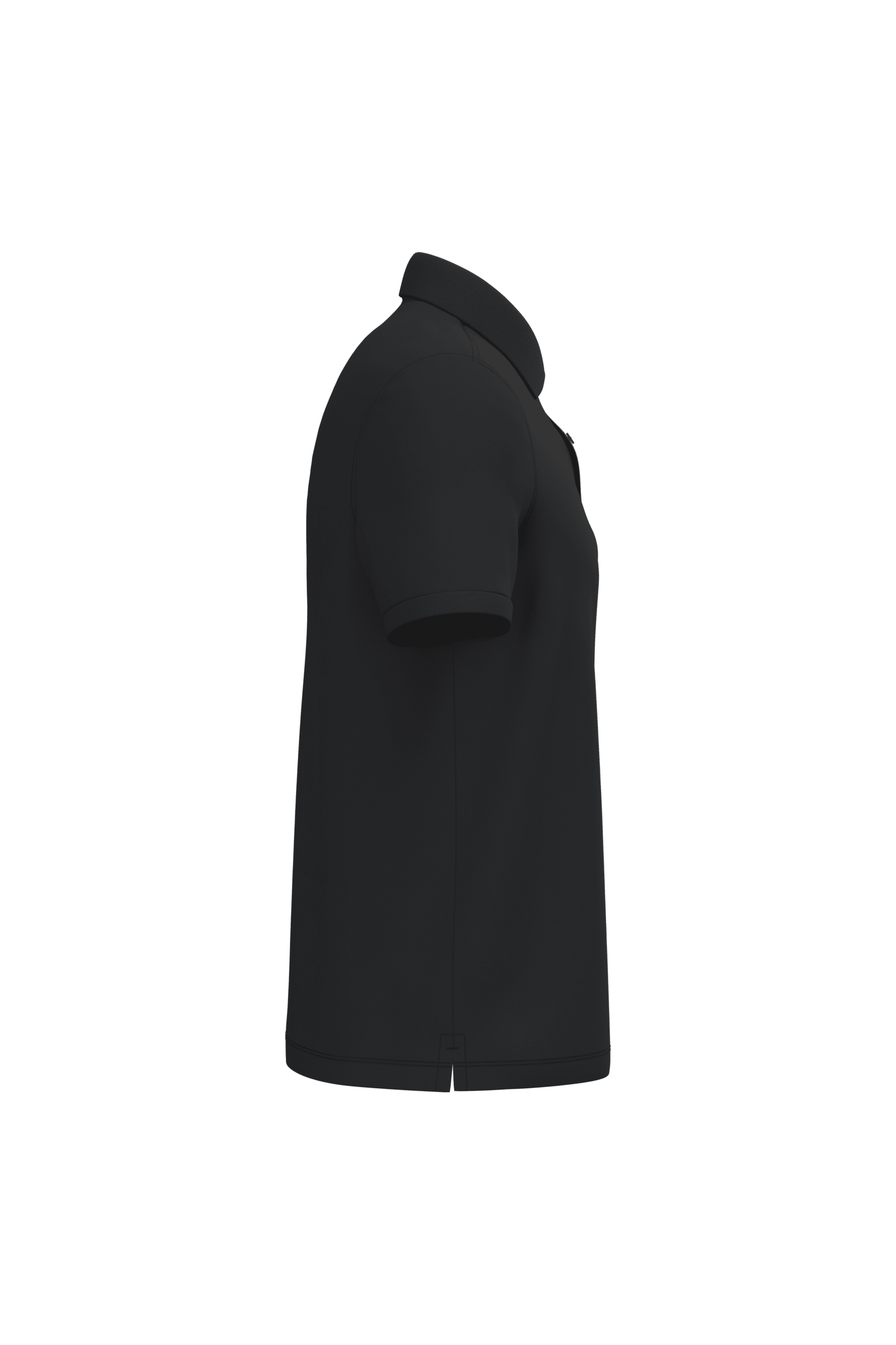 Native Spirit NS207 Bio-Poloshirt Black – Seitenansicht