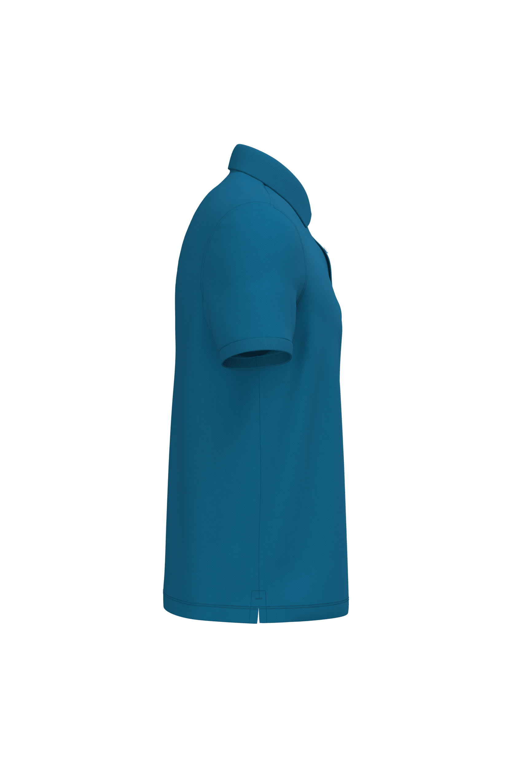 Native Spirit NS207 Bio-Poloshirt Blue Sapphire – Seitenansicht