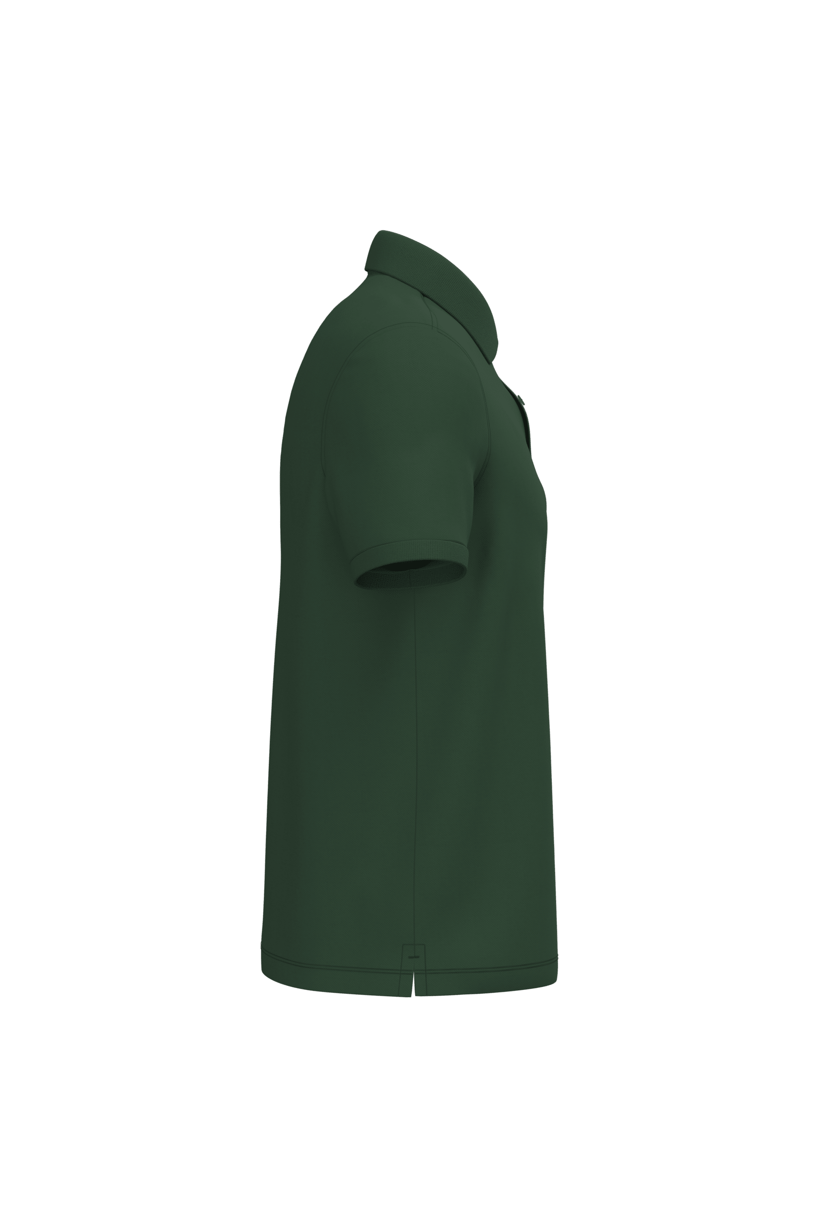 Native Spirit NS207 Bio-Poloshirt Forest Green – Seitenansicht