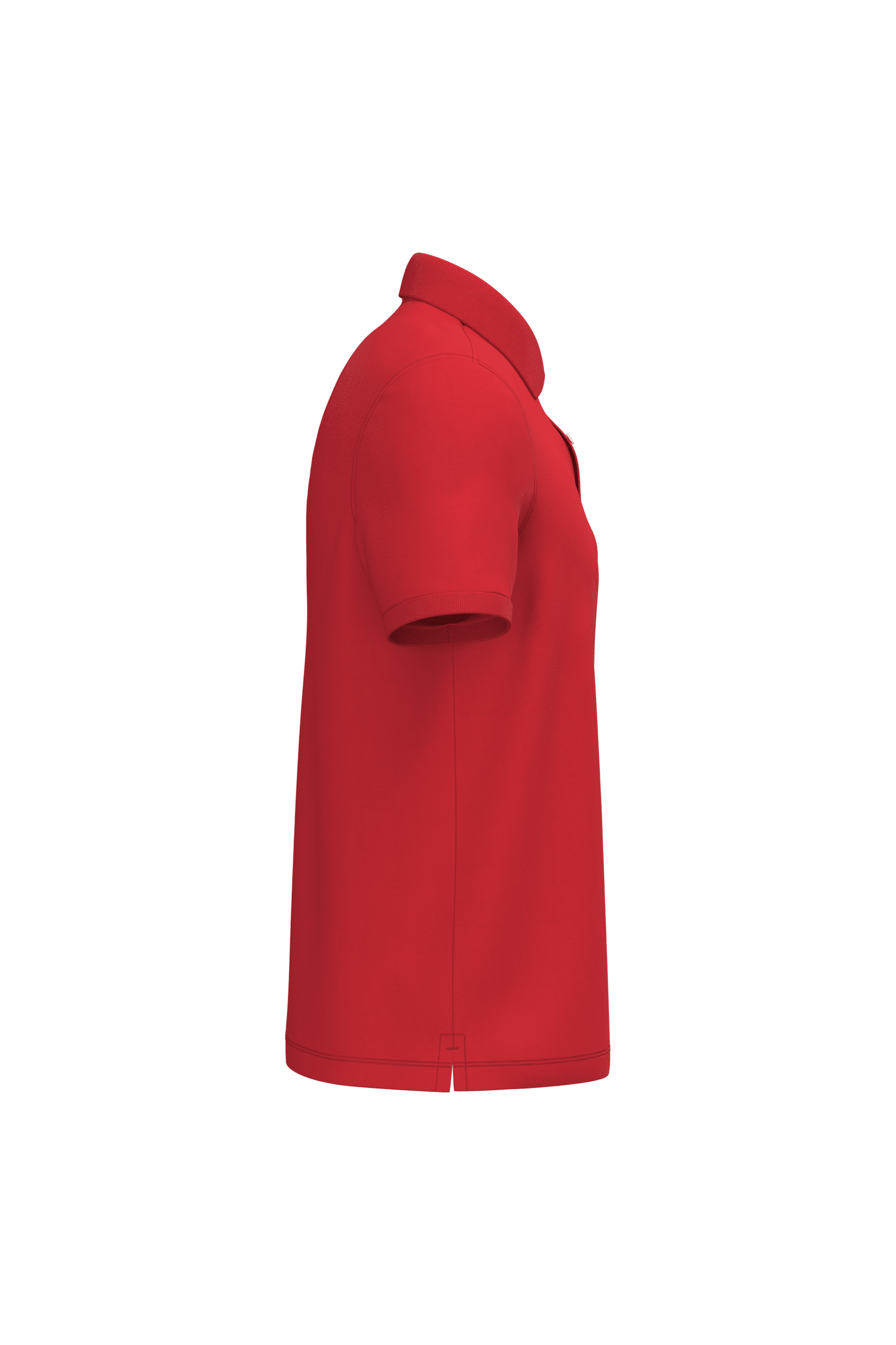 Native Spirit NS207 Bio-Poloshirt Poppy Red – Seitenansicht