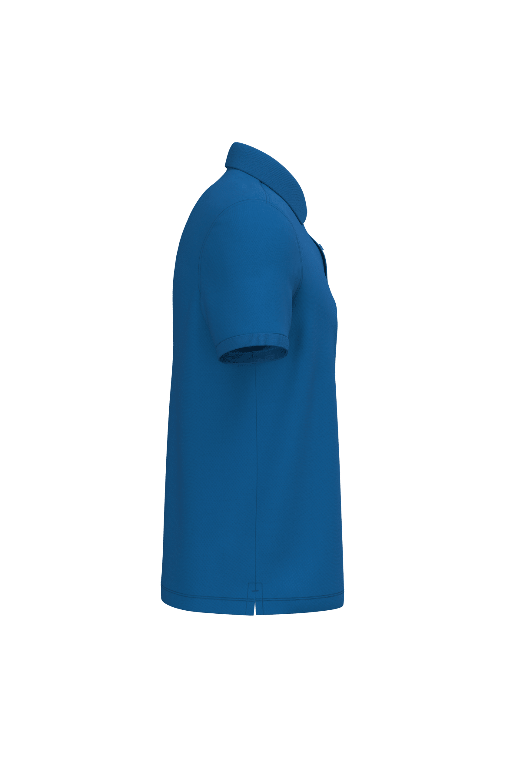 Native Spirit NS207 Bio-Poloshirt Sea Blue – Seitenansicht
