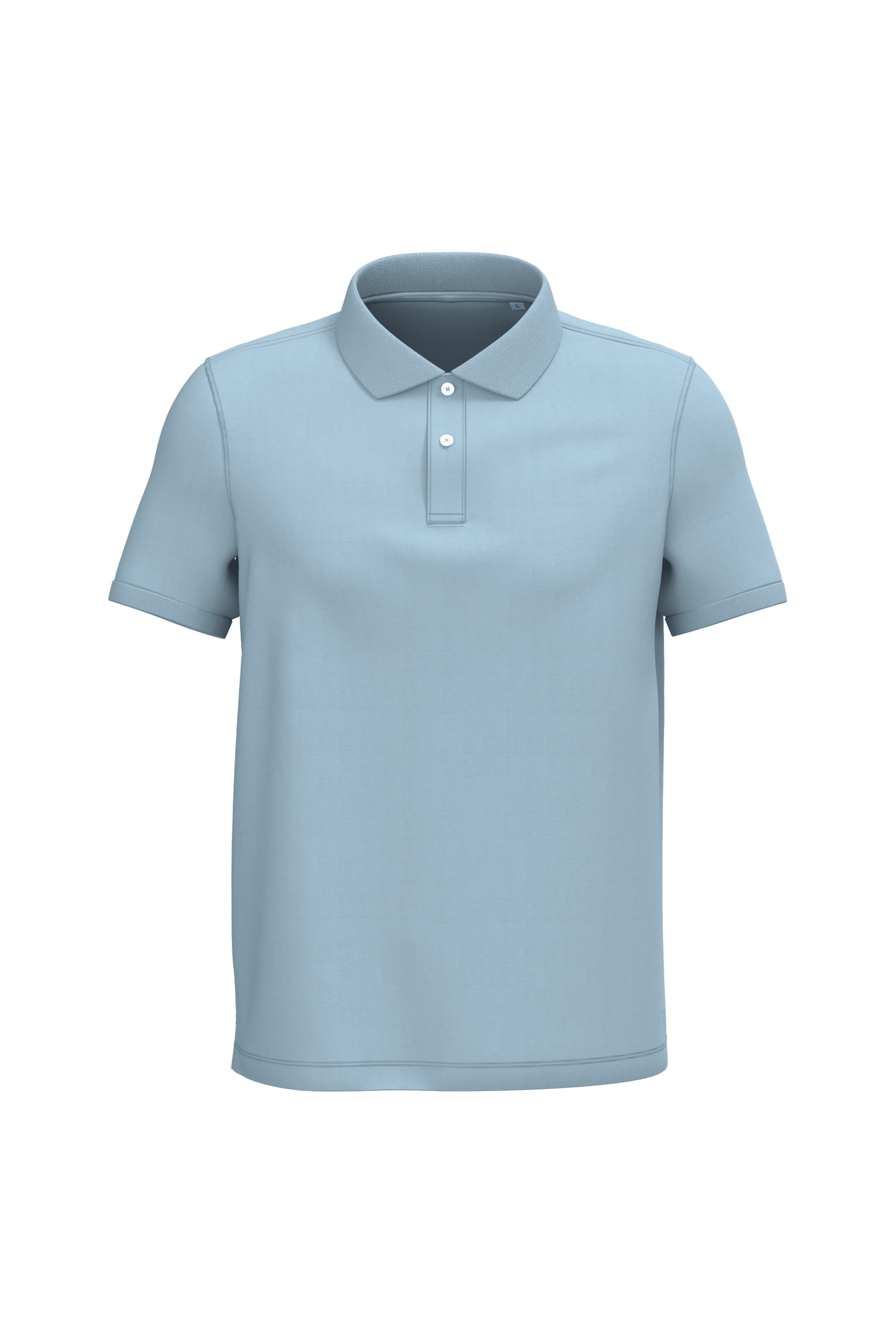 Native Spirit NS207 Bio-Poloshirt Aquamarine – Vorderseite