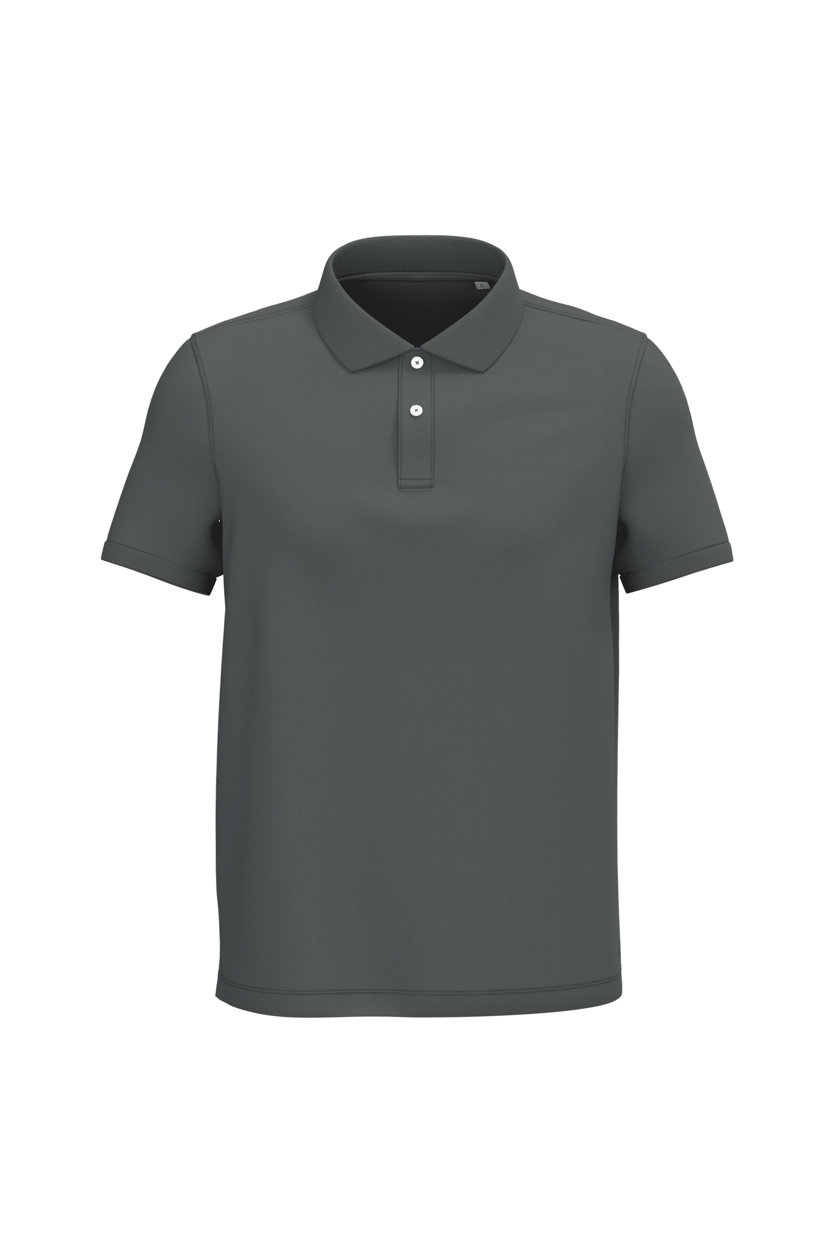 Native Spirit NS207 Bio-Poloshirt Iron Grey – Vorderseite