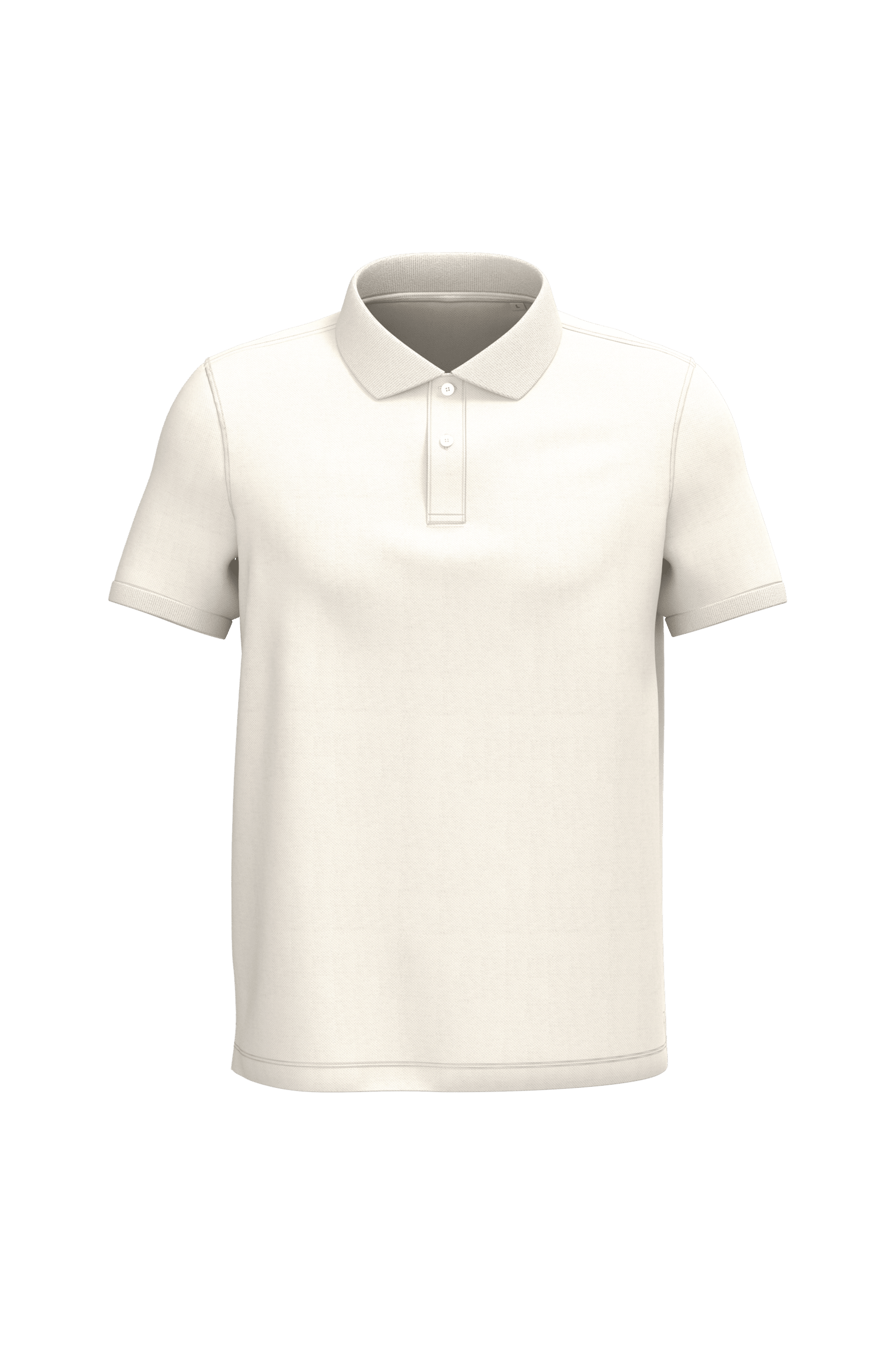 Native Spirit NS207 Bio-Poloshirt Ivory – Vorderseite