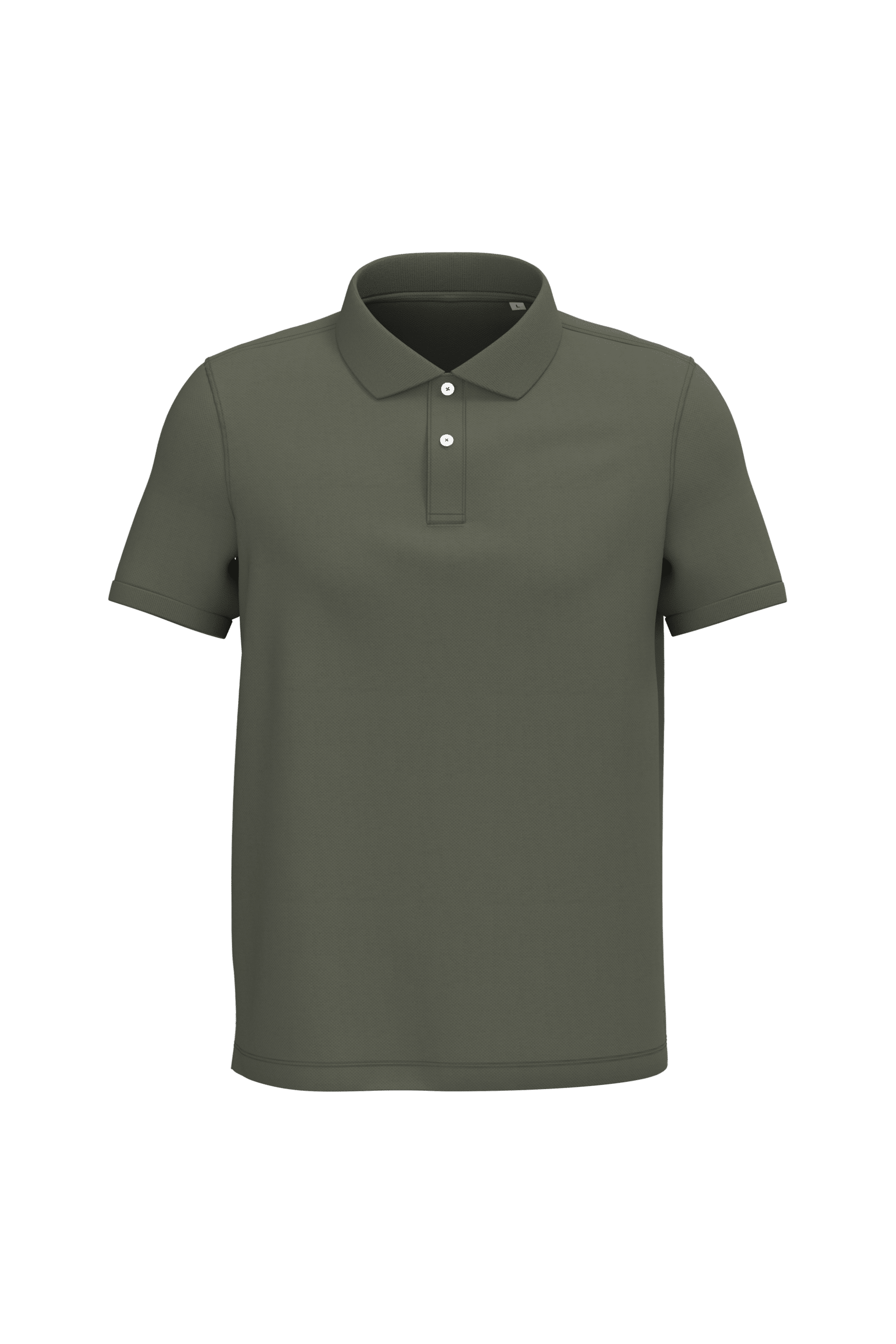 Native Spirit NS207 Bio-Poloshirt Organic Khaki – Vorderseite
