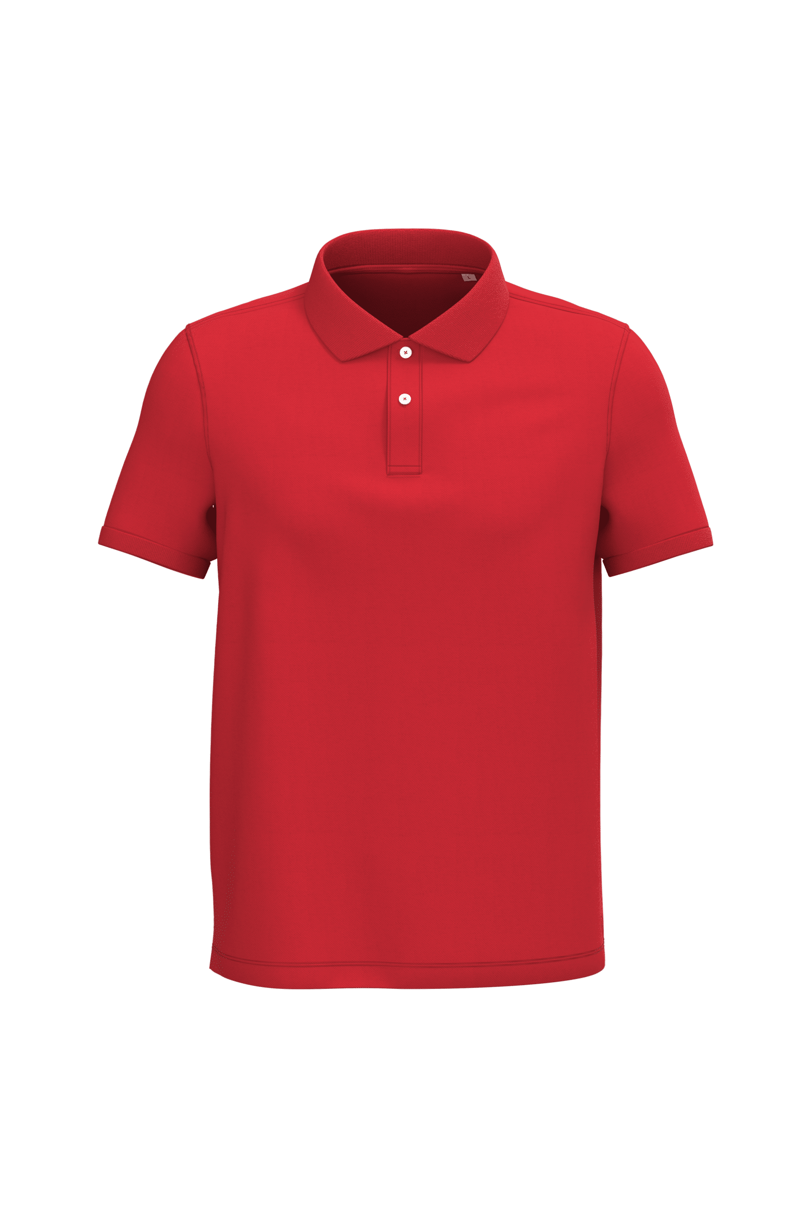 Native Spirit NS207 Bio-Poloshirt Poppy Red – Vorderseite