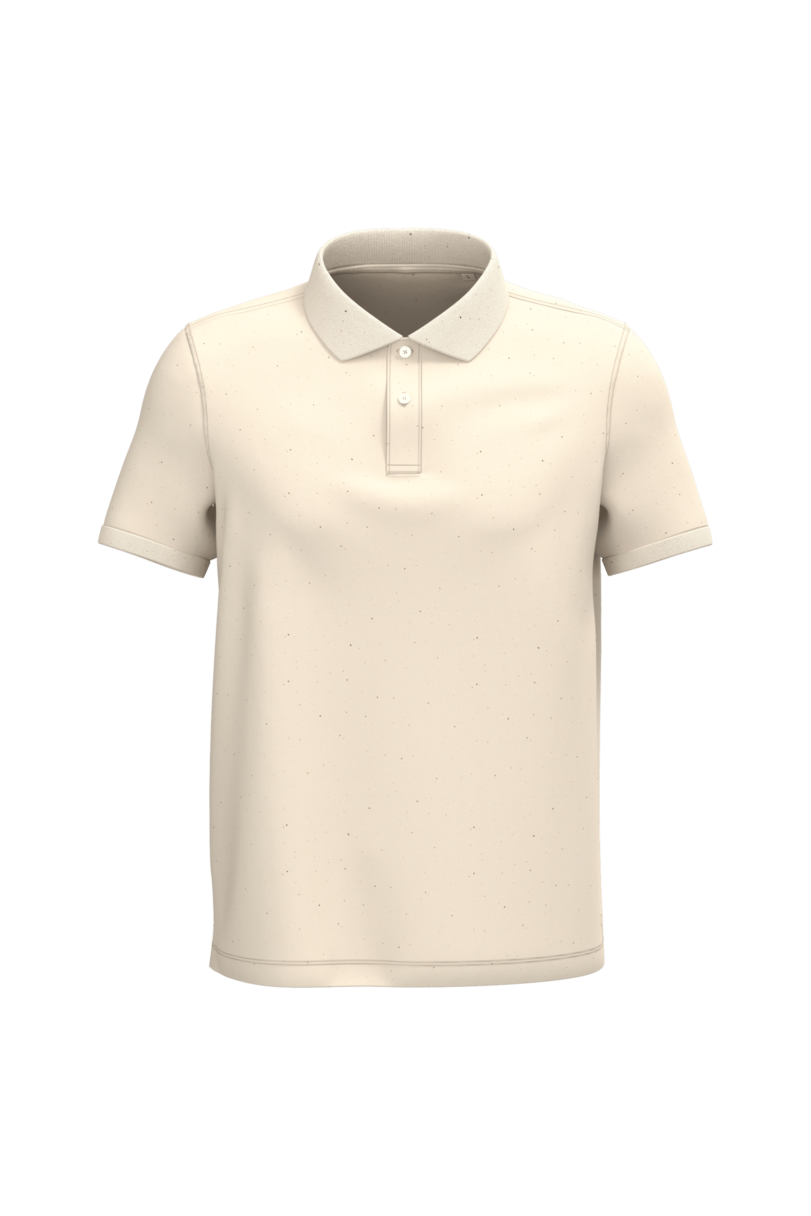 Native Spirit NS207 Bio-Poloshirt Raw Natural – Vorderseite