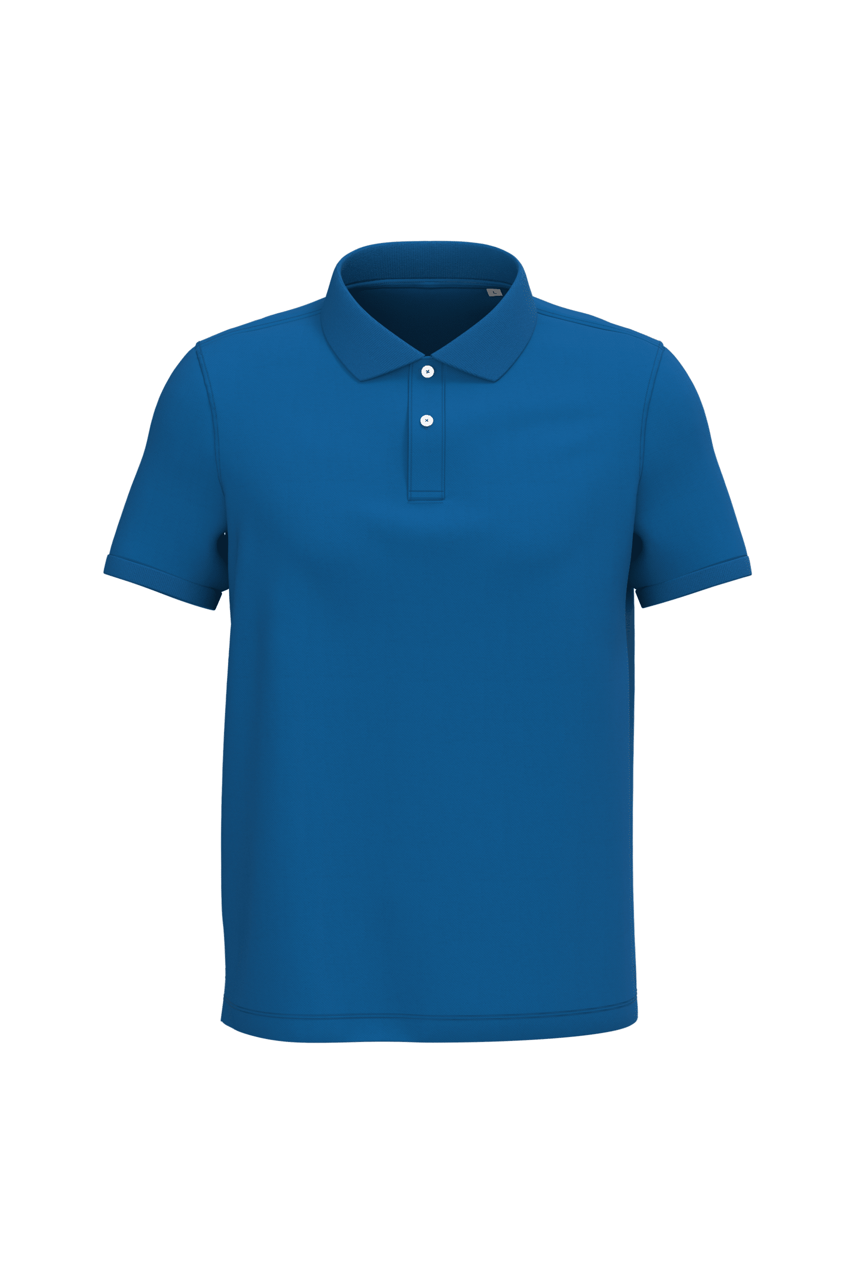 Native Spirit NS207 Bio-Poloshirt Sea Blue – Vorderseite