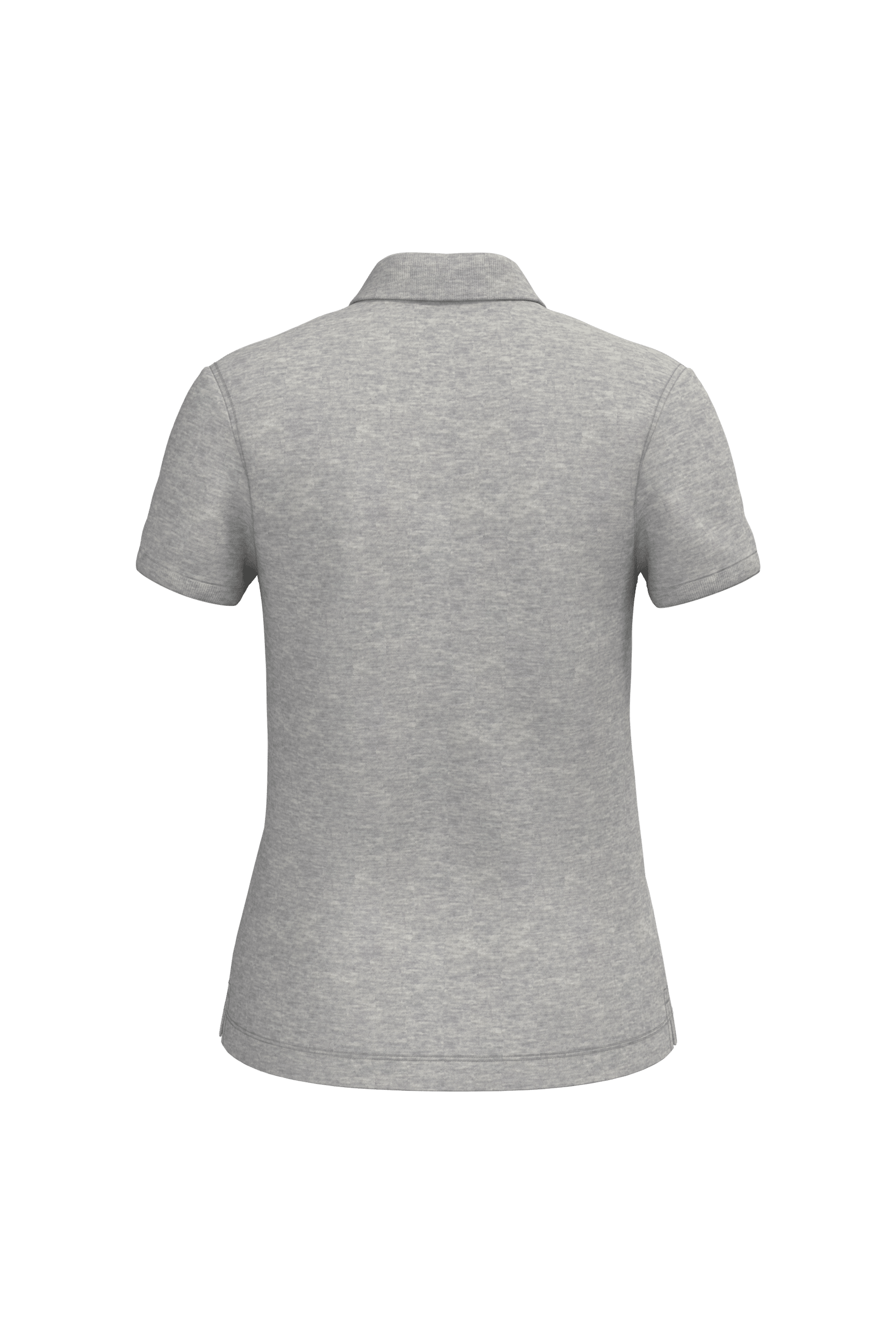 Native Spirit NS208 Bio-Poloshirt Moon Grey Heather – Rückseite