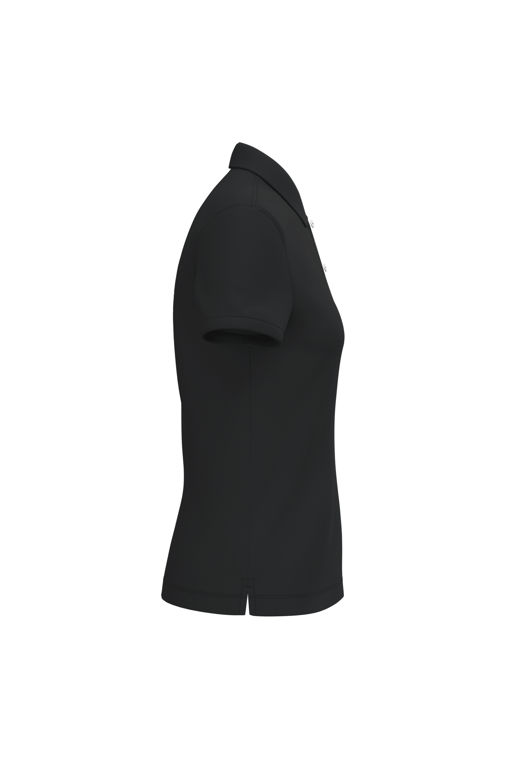 Native Spirit NS208 Bio-Poloshirt Black – Seitenansicht