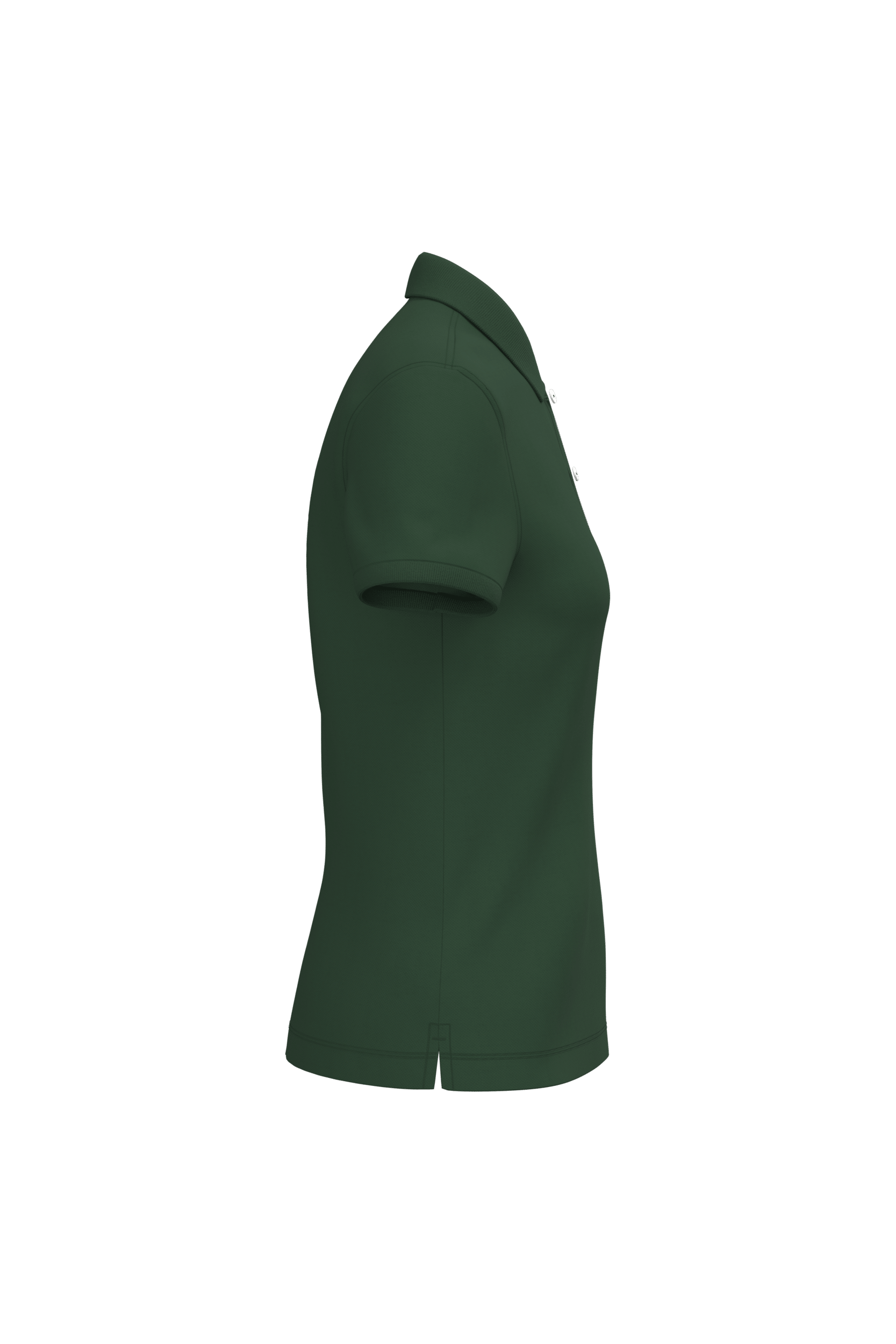Native Spirit NS208 Bio-Poloshirt Forest Green – Seitenansicht