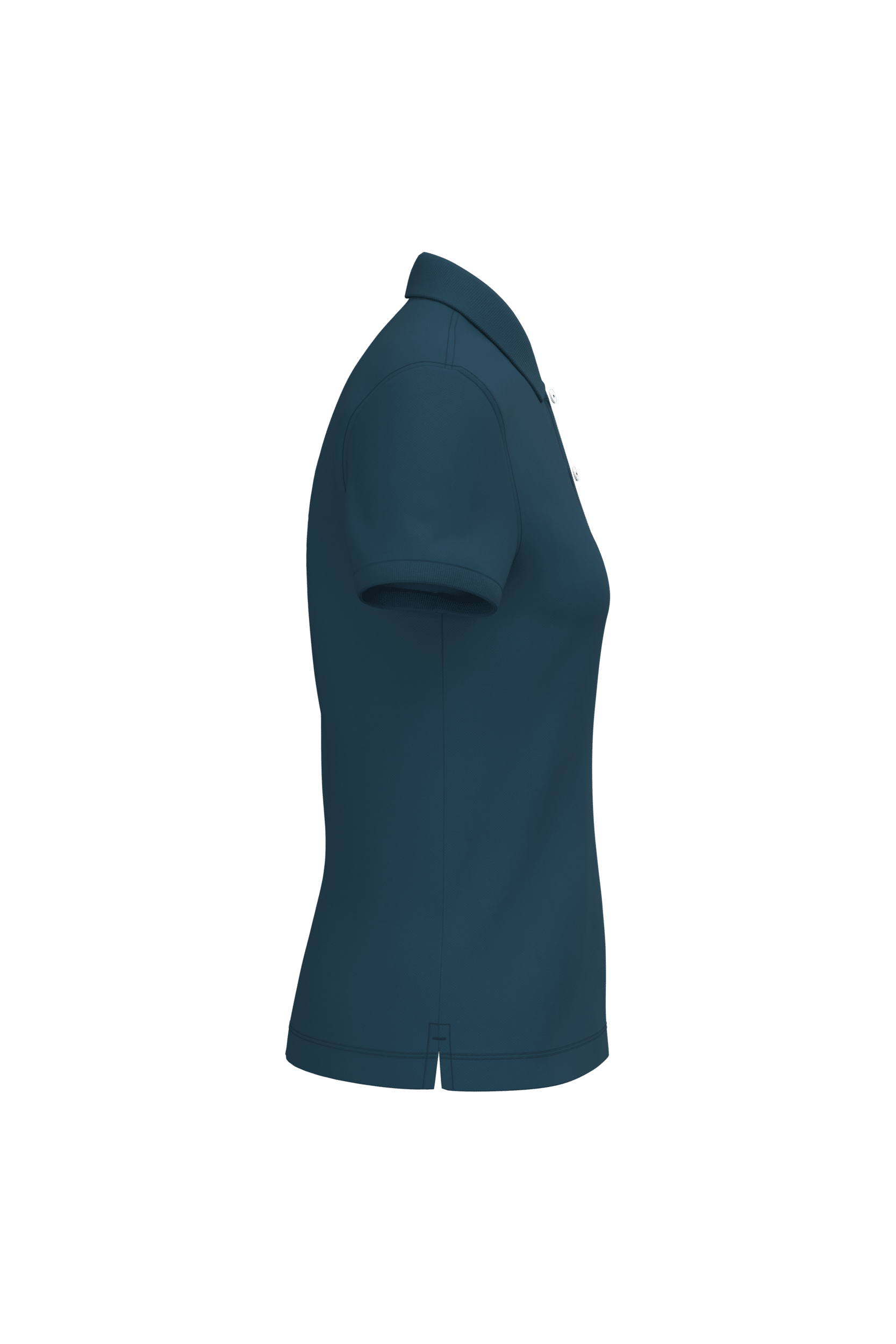 Native Spirit NS208 Bio-Poloshirt Peacock Blue – Seitenansicht