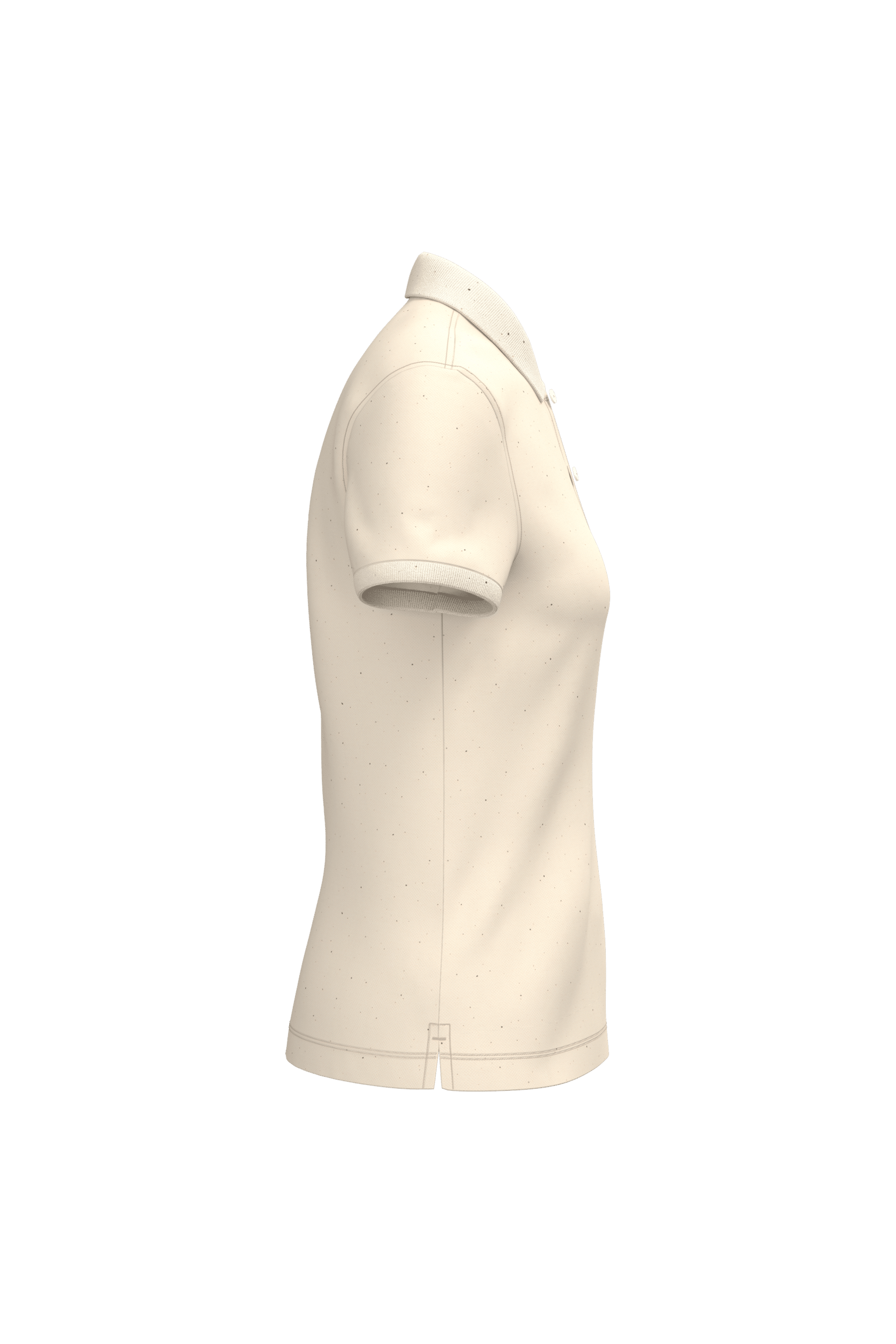 Native Spirit NS208 Bio-Poloshirt Raw Natural – Seitenansicht